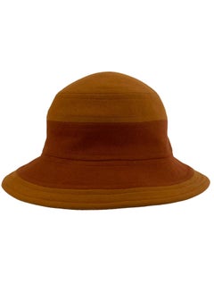 Sombrero de fieltro con paneles de alta costura Yves Saint Laurent de los años 60/70