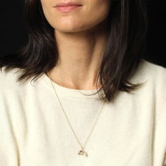 1960s 9 Karat Yellow Gold Coach Charm Pendant