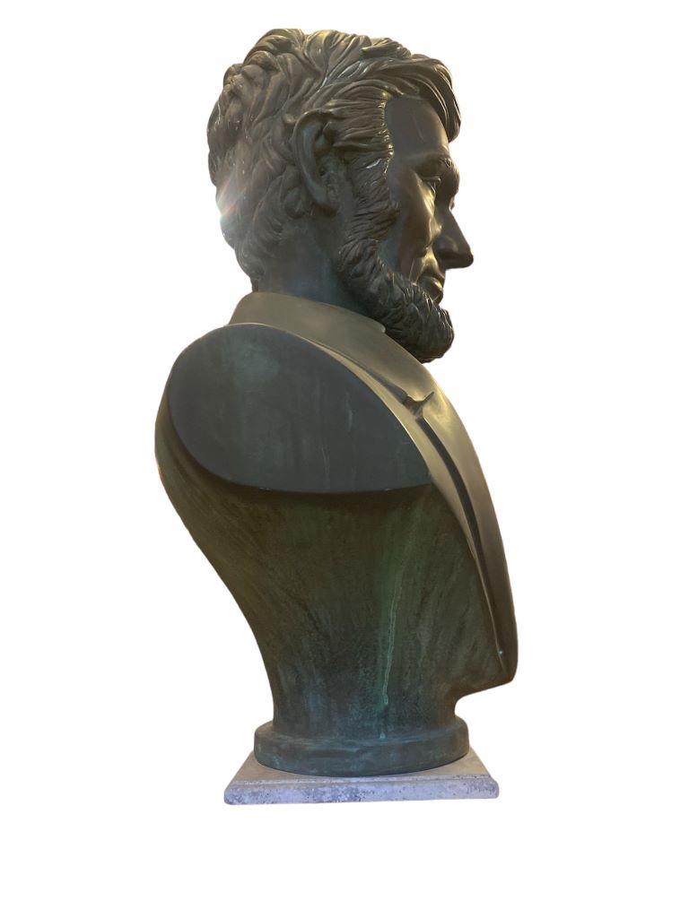 North American 1960s Abraham Lincoln Bust Sculpture