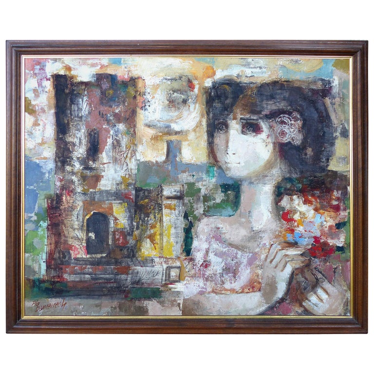 Jordi Pla Domenech Abstract Painting Listed Spanish Artist For