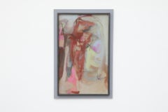 1960's Framed Abstract Expressionist Acrylic on Canvas