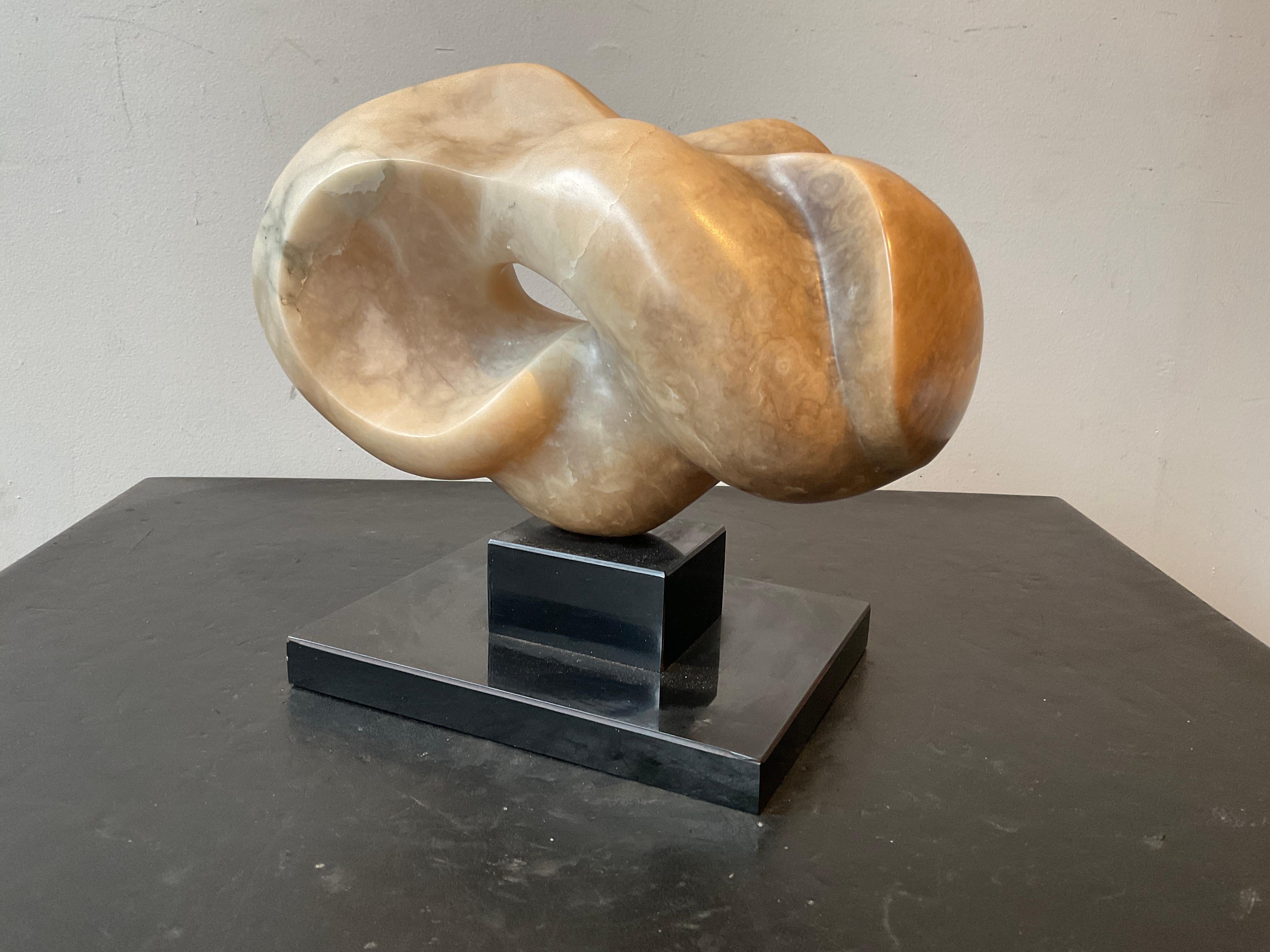 1960s Abstract Marble Sculpture  In Good Condition For Sale In Tarrytown, NY