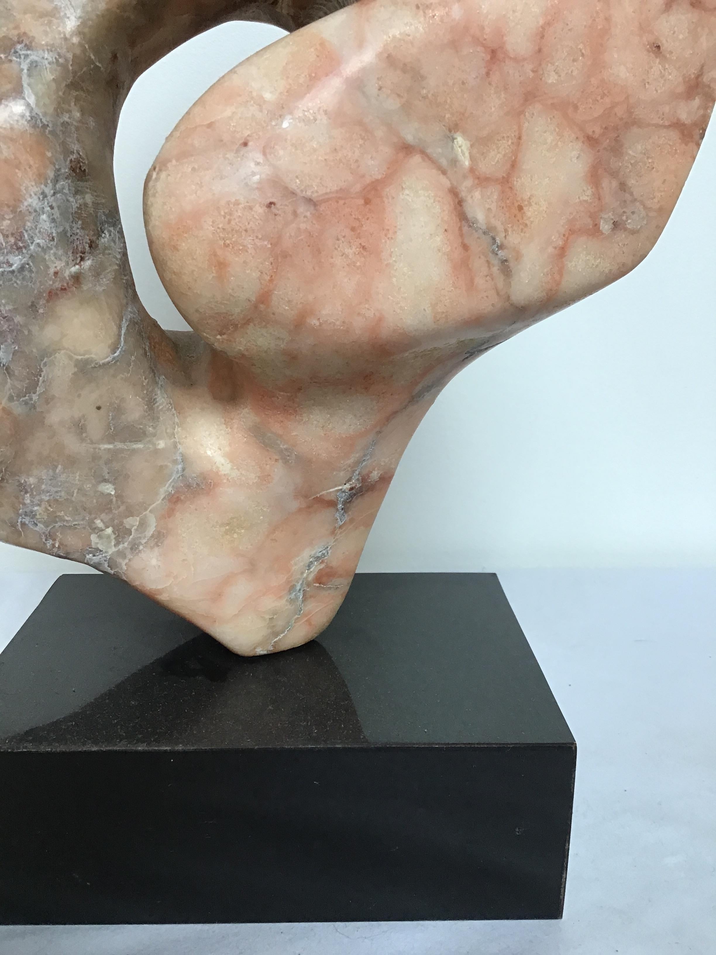 Mid-20th Century 1960s Abstract Marble Sculpture For Sale