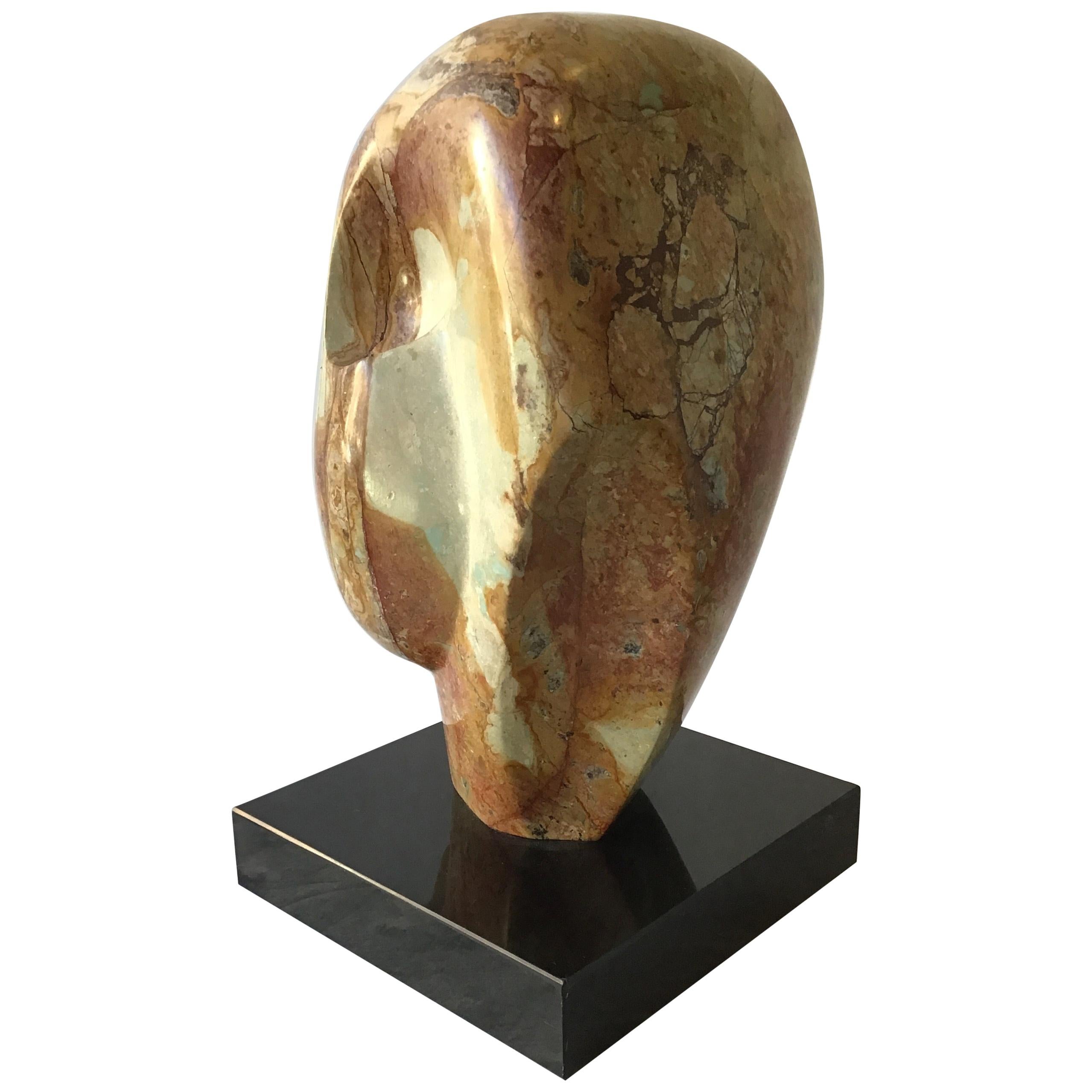 Abstract White Marble Sculpture For Sale at 1stdibs