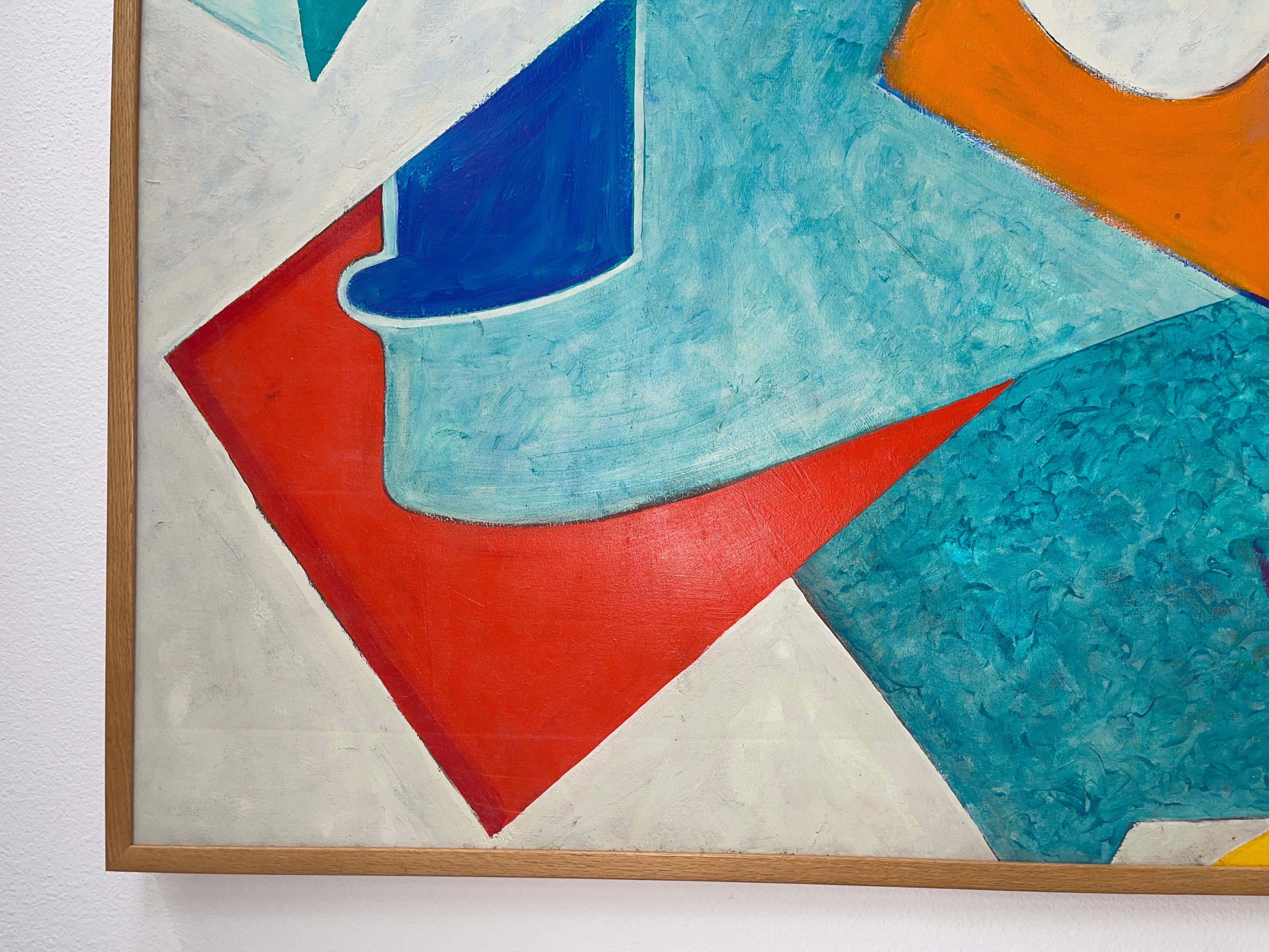 Mid-20th Century 1960's Abstract Painting
