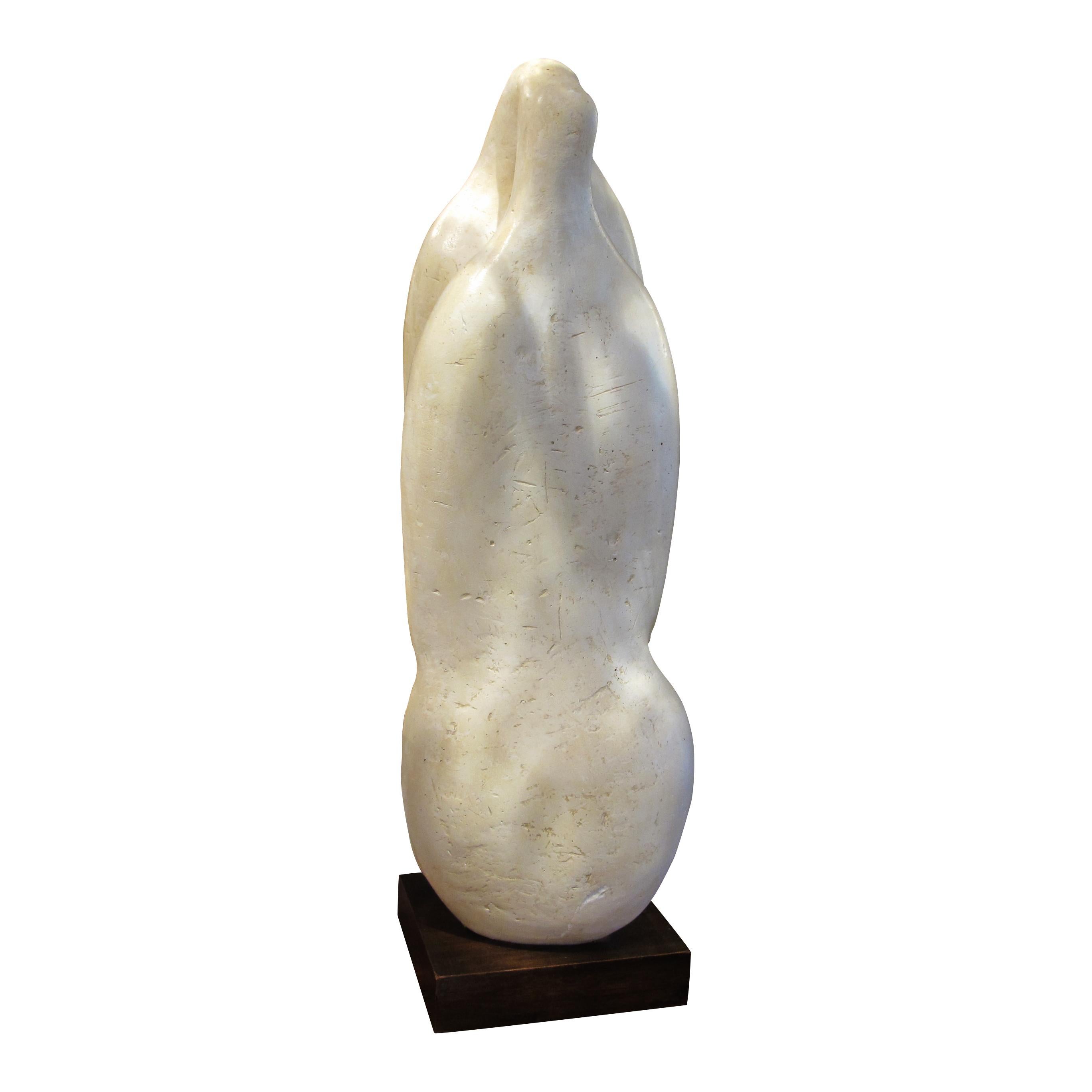 1960s Abstract Plaster Sculpture of Embracing Lovers - French In Good Condition In London, GB