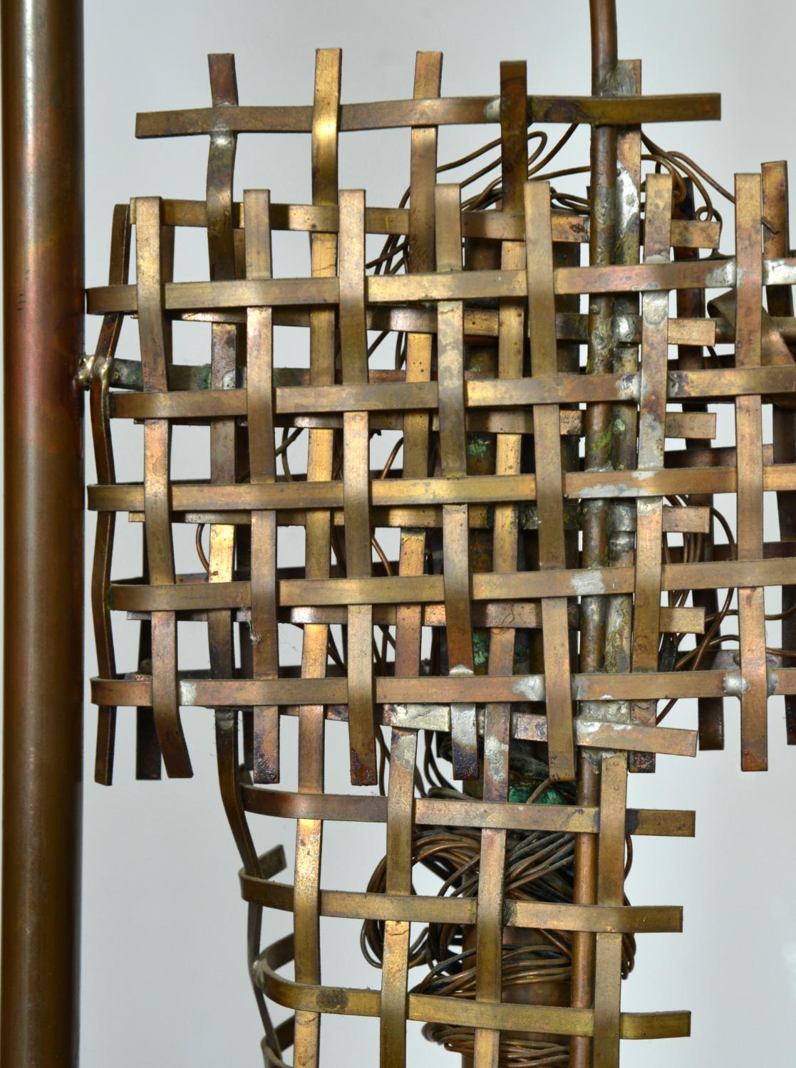 1960s Abstract Standard Lamp Sculpture by David Graves Figurative Handcrafted For Sale 6