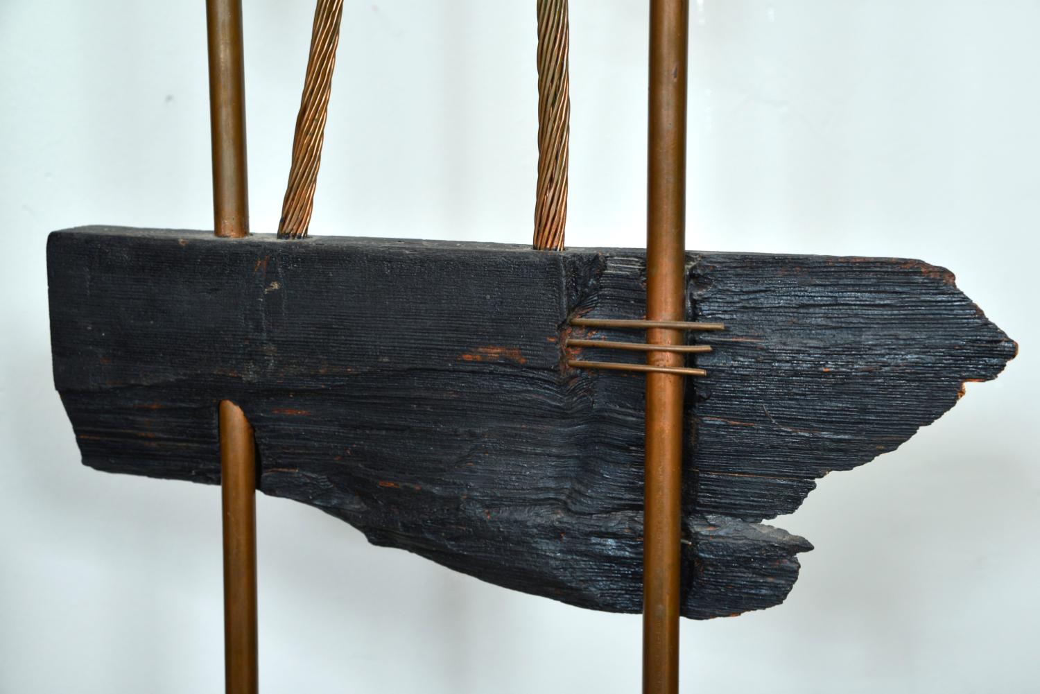 1960s Abstract Standard Lamp Sculpture by David Graves Figurative Handcrafted For Sale 9
