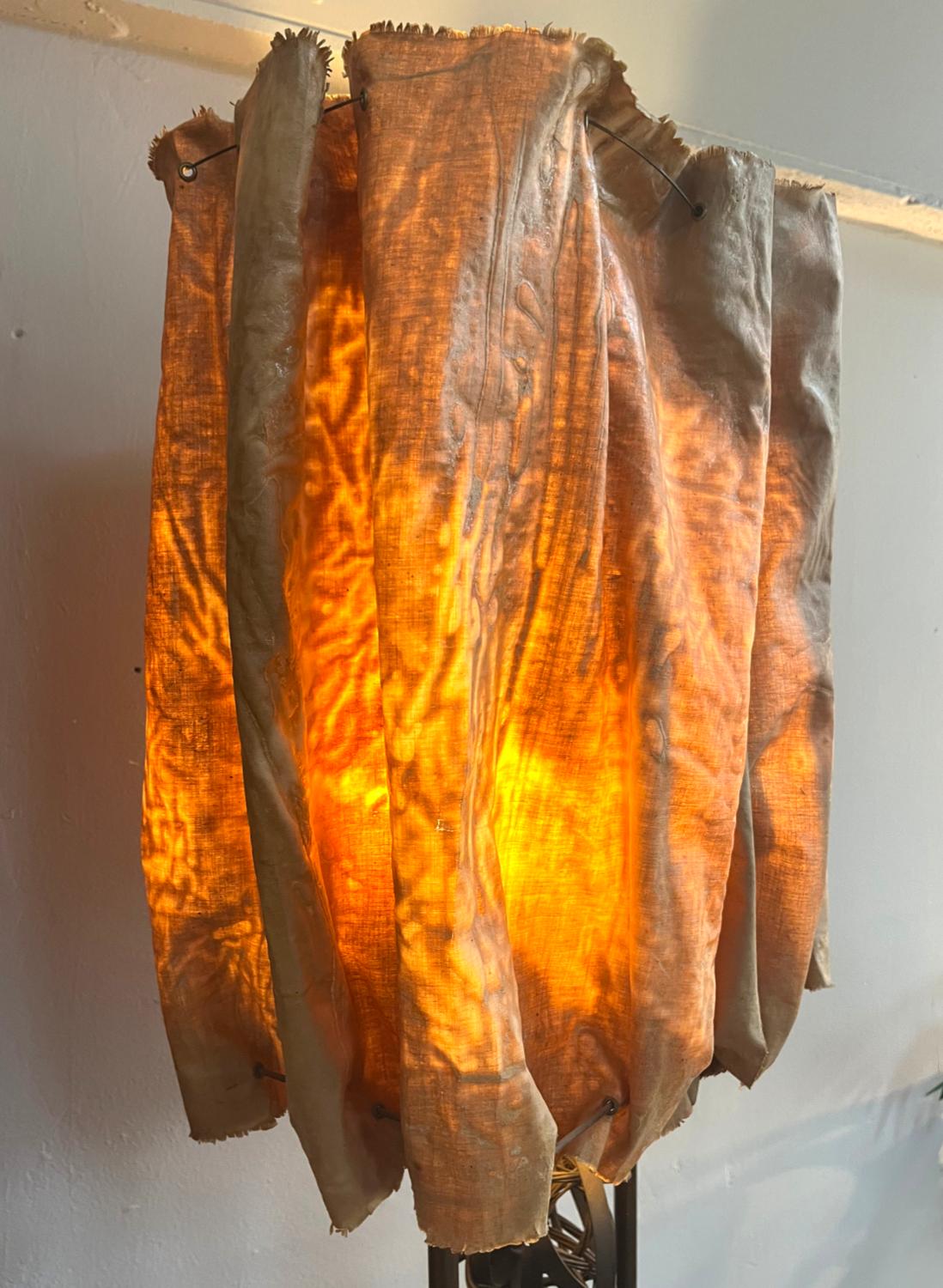 1960s Abstract Standard Lamp Sculpture by David Graves Figurative Handcrafted For Sale 1