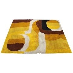 1960s Abstract Wool Carpet by Greif, Denmark