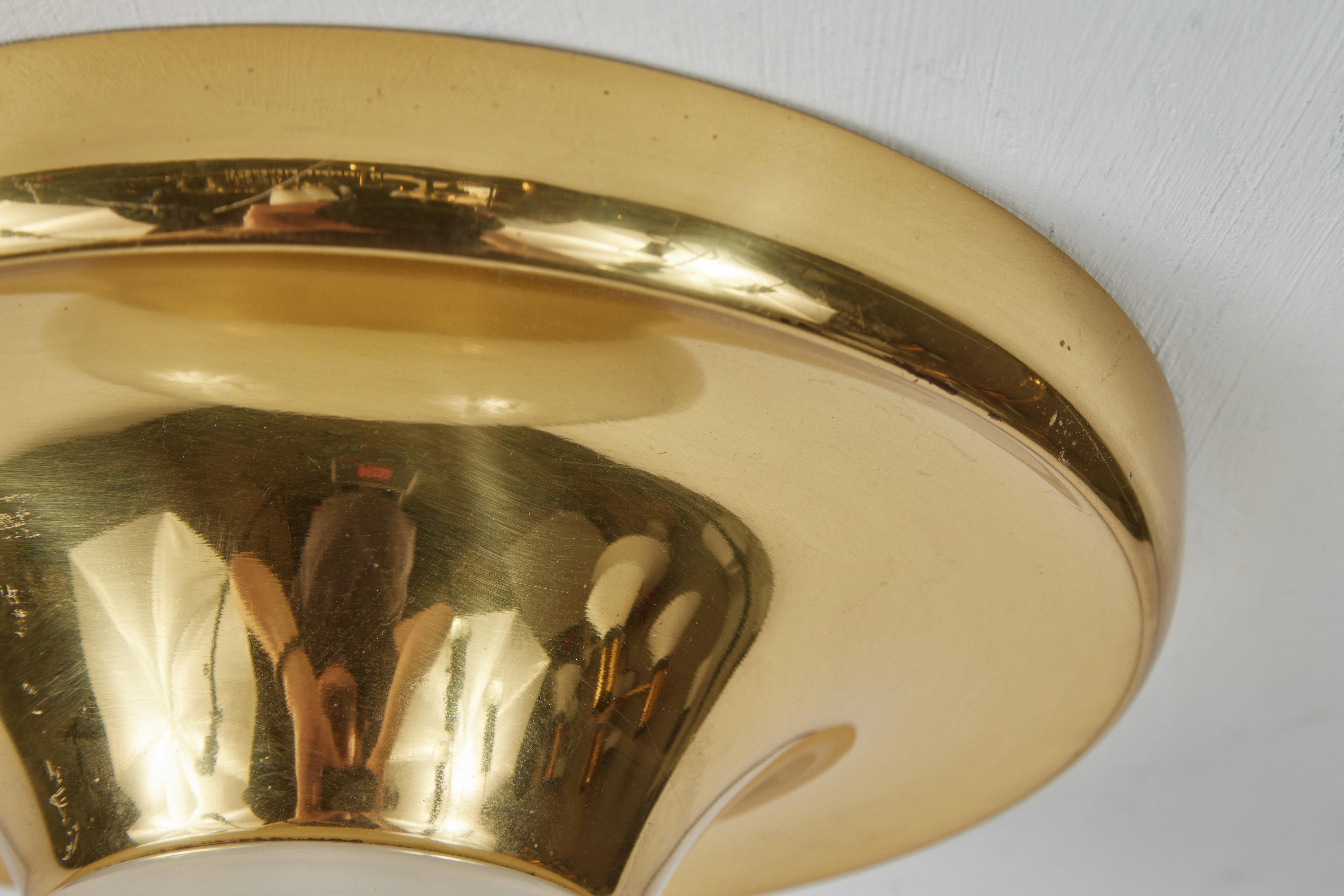Brass Petite 1960s Achille Castiglioni & Pier Giacomo 'Light Ball' Wall / Ceiling Lamp