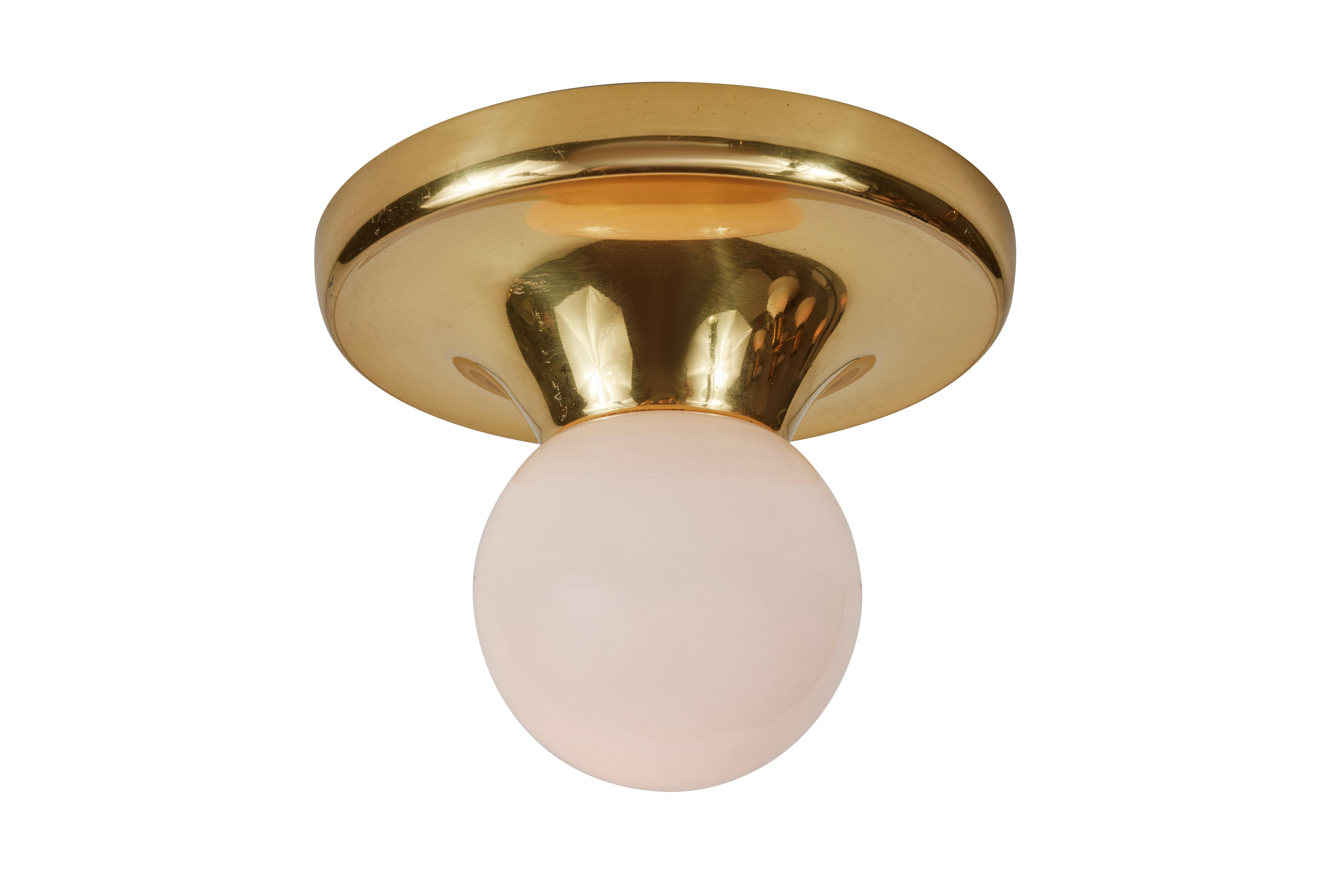 Petite 1960s Achille Castiglioni & Pier Giacomo 'Light Ball' Wall / Ceiling Lamp 2