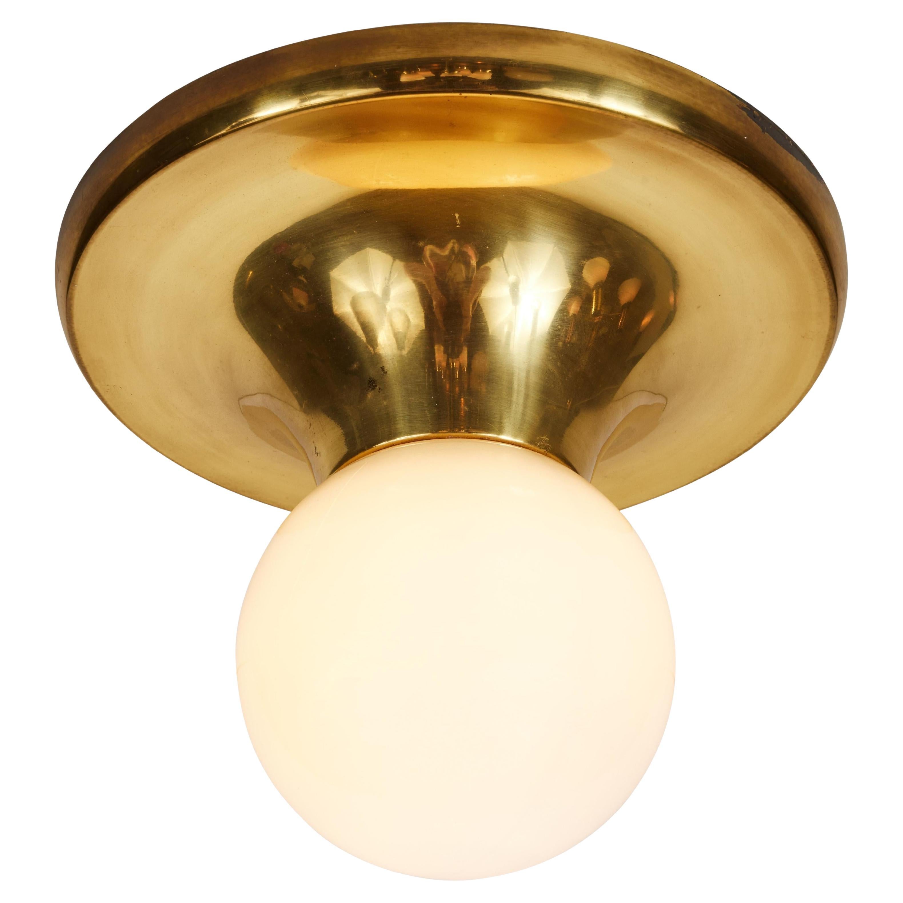 1960s, Achille Castiglioni 'Light Ball' Wall or Ceiling Lamp for Flos