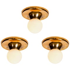 1960s Achille Castiglioni 'LIGHT BALL' Wall or Ceiling Lamps for Flos