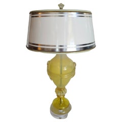1960s, Acid Yellow Murano Lamp