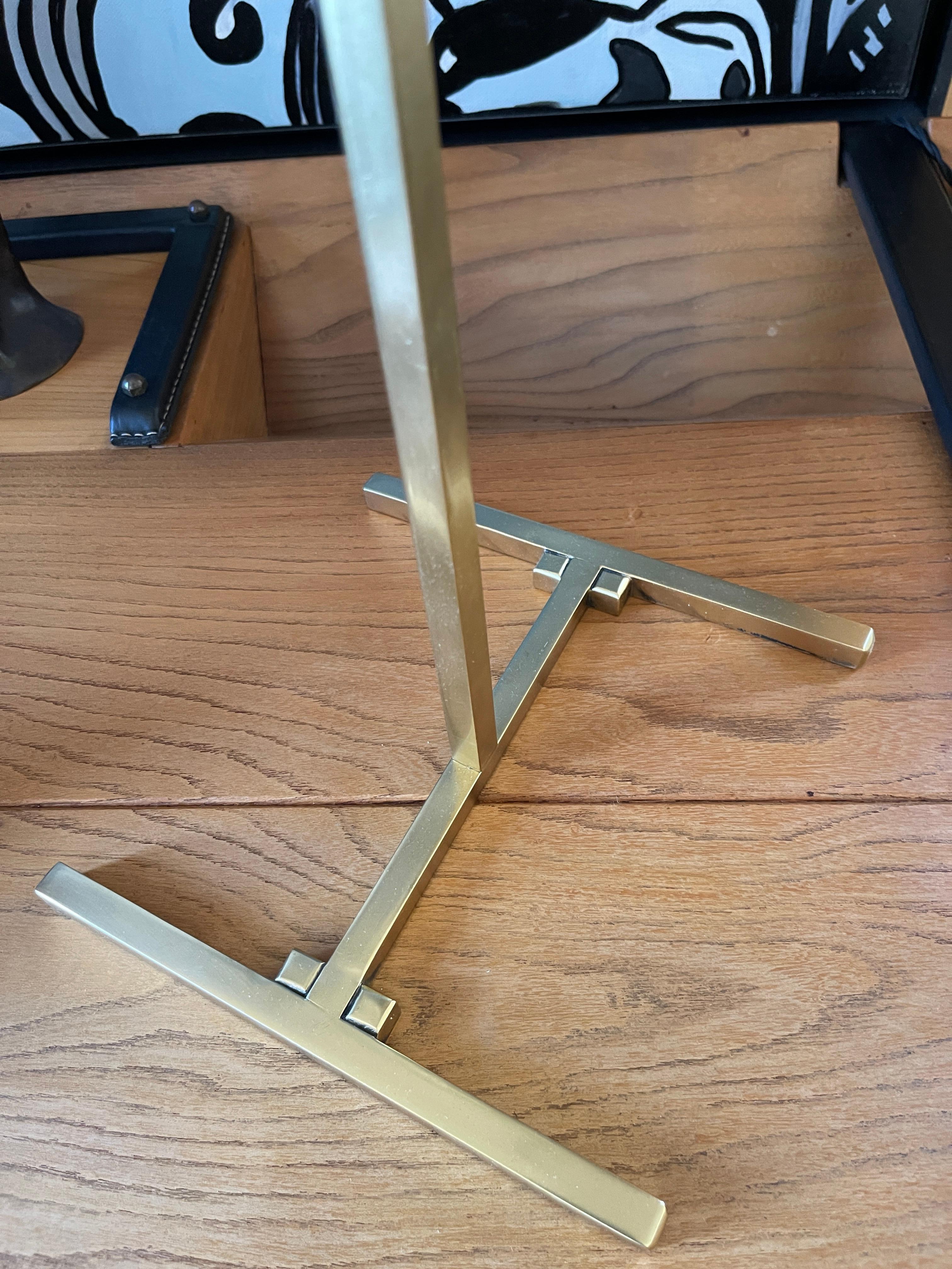 1960's adjustable brass table lamp For Sale 1