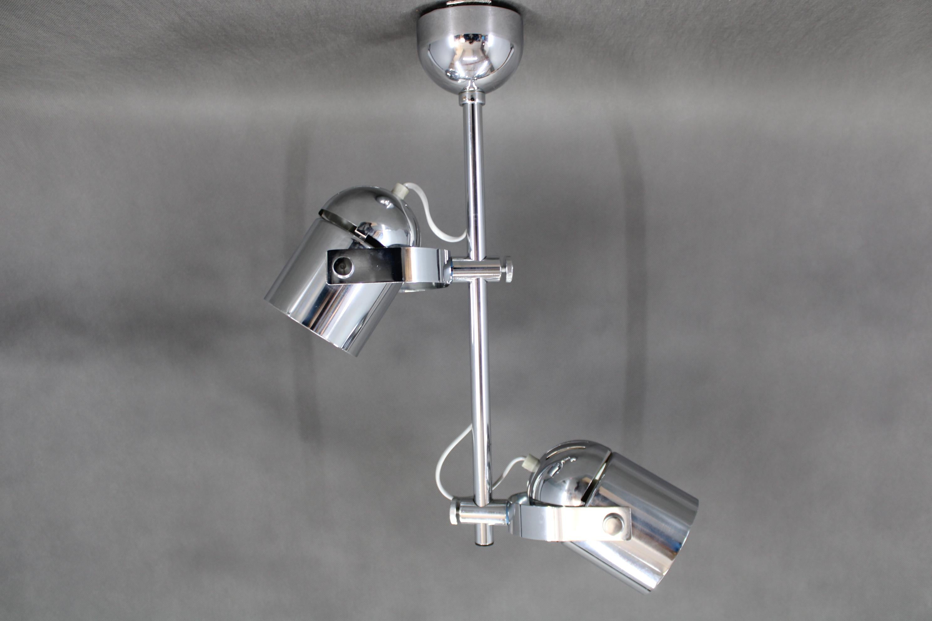 1960s Adjustable Ceiling Light Combi Lux designed by Stanislav Indra, Czechoslov For Sale 5