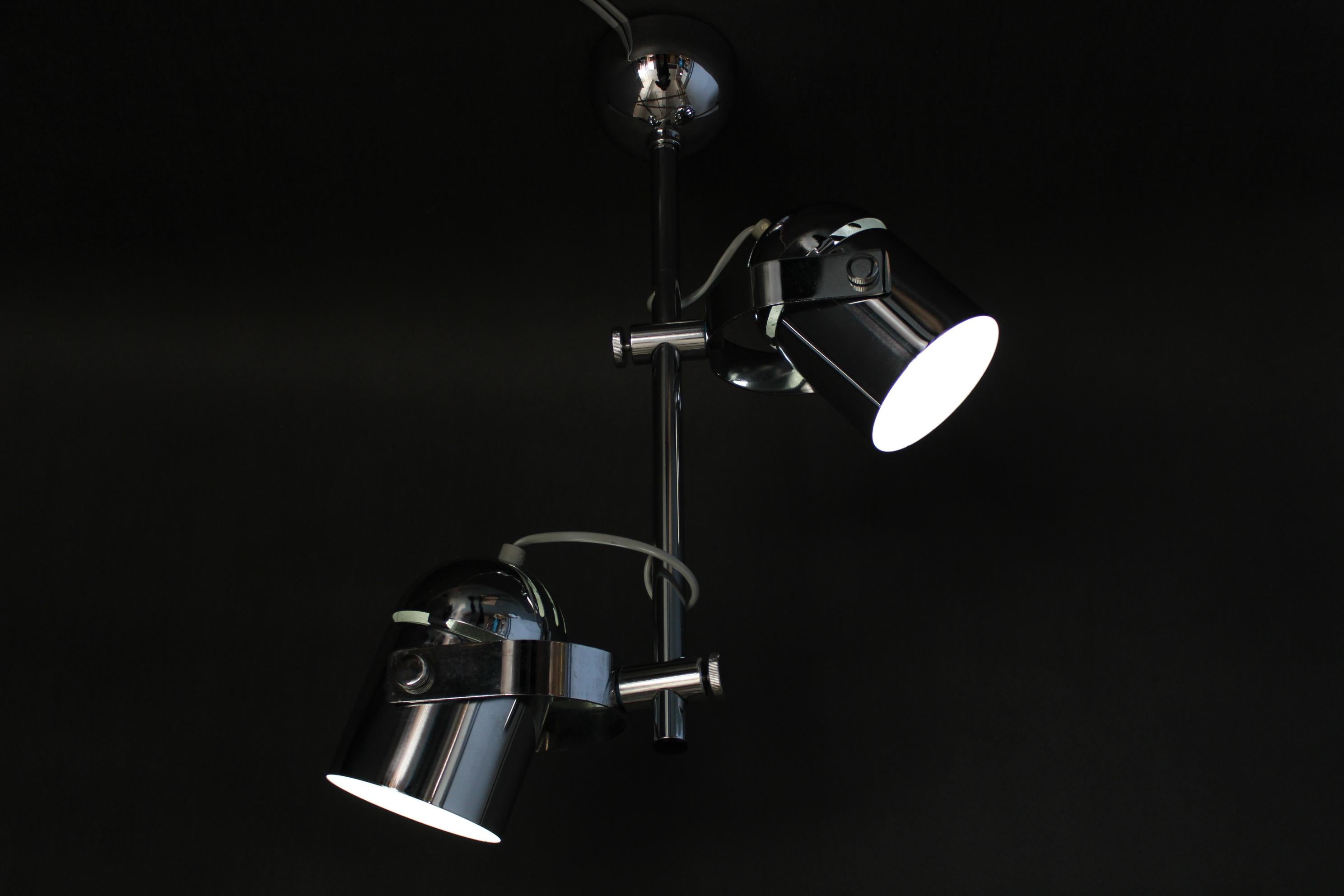 1960s Adjustable Ceiling Light Combi Lux designed by Stanislav Indra, Czechoslov For Sale 7