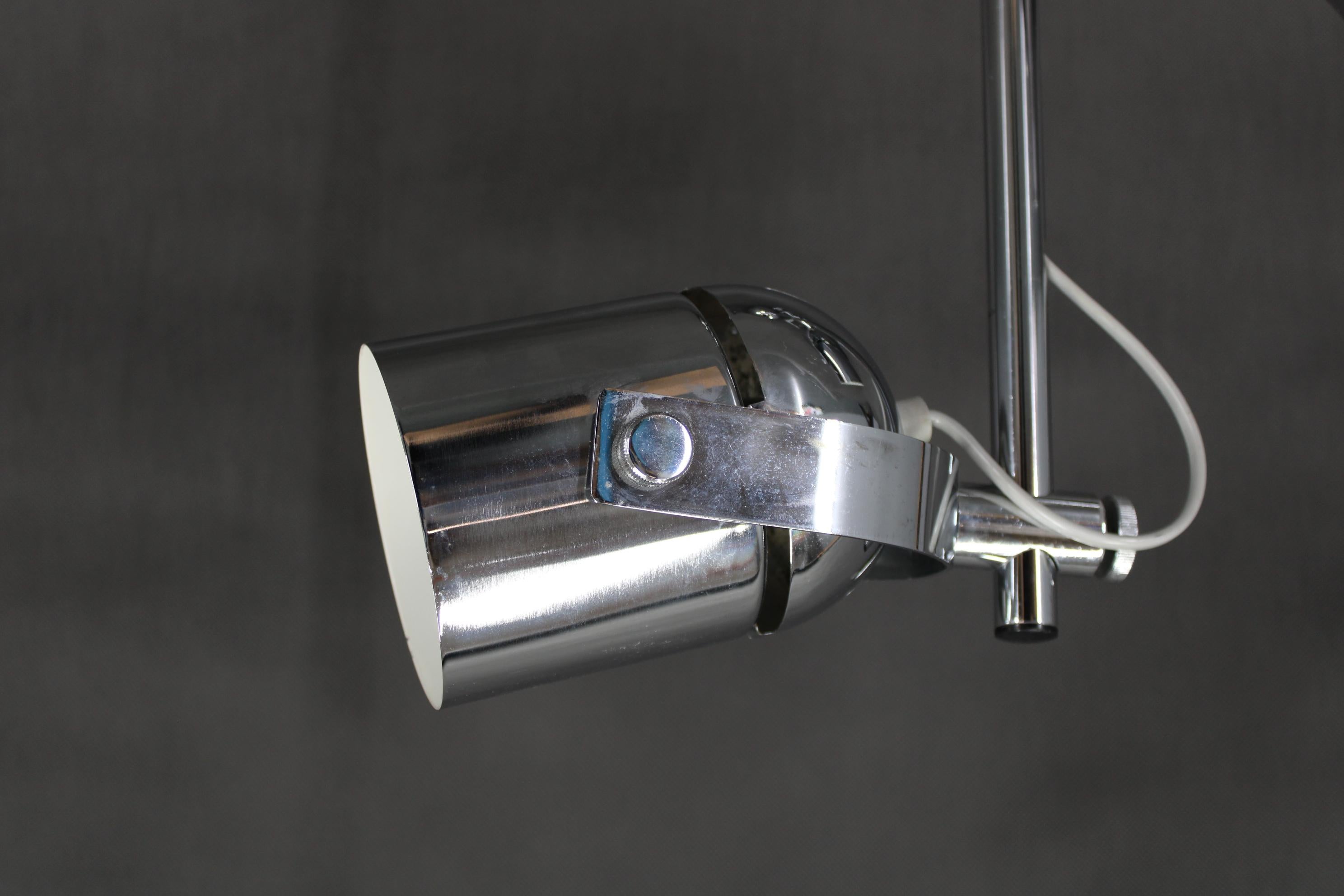 Mid-Century Modern 1960s Adjustable Ceiling Light Combi Lux designed by Stanislav Indra, Czechoslov For Sale