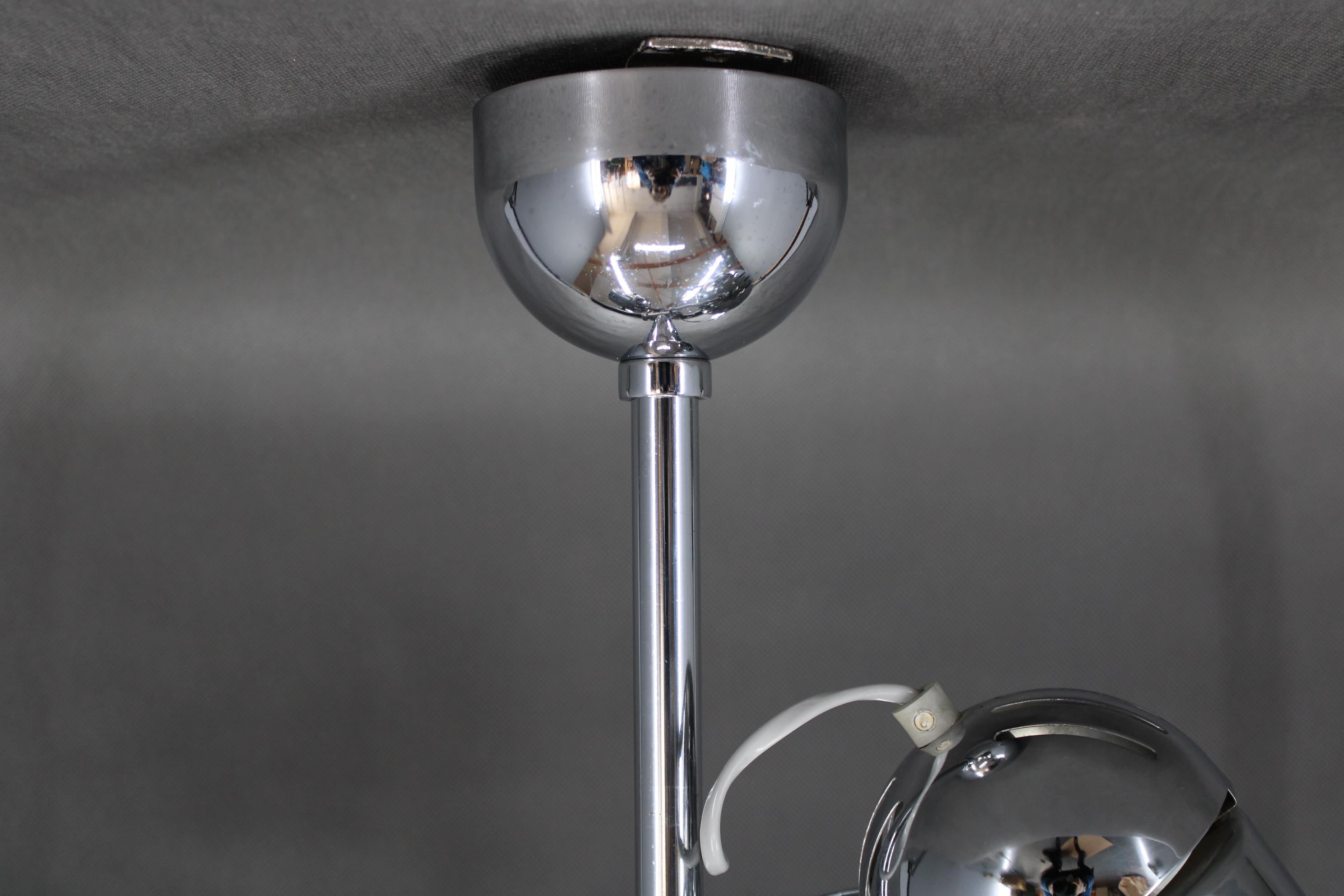 1960s Adjustable Ceiling Light Combi Lux designed by Stanislav Indra, Czechoslov In Good Condition For Sale In Praha, CZ