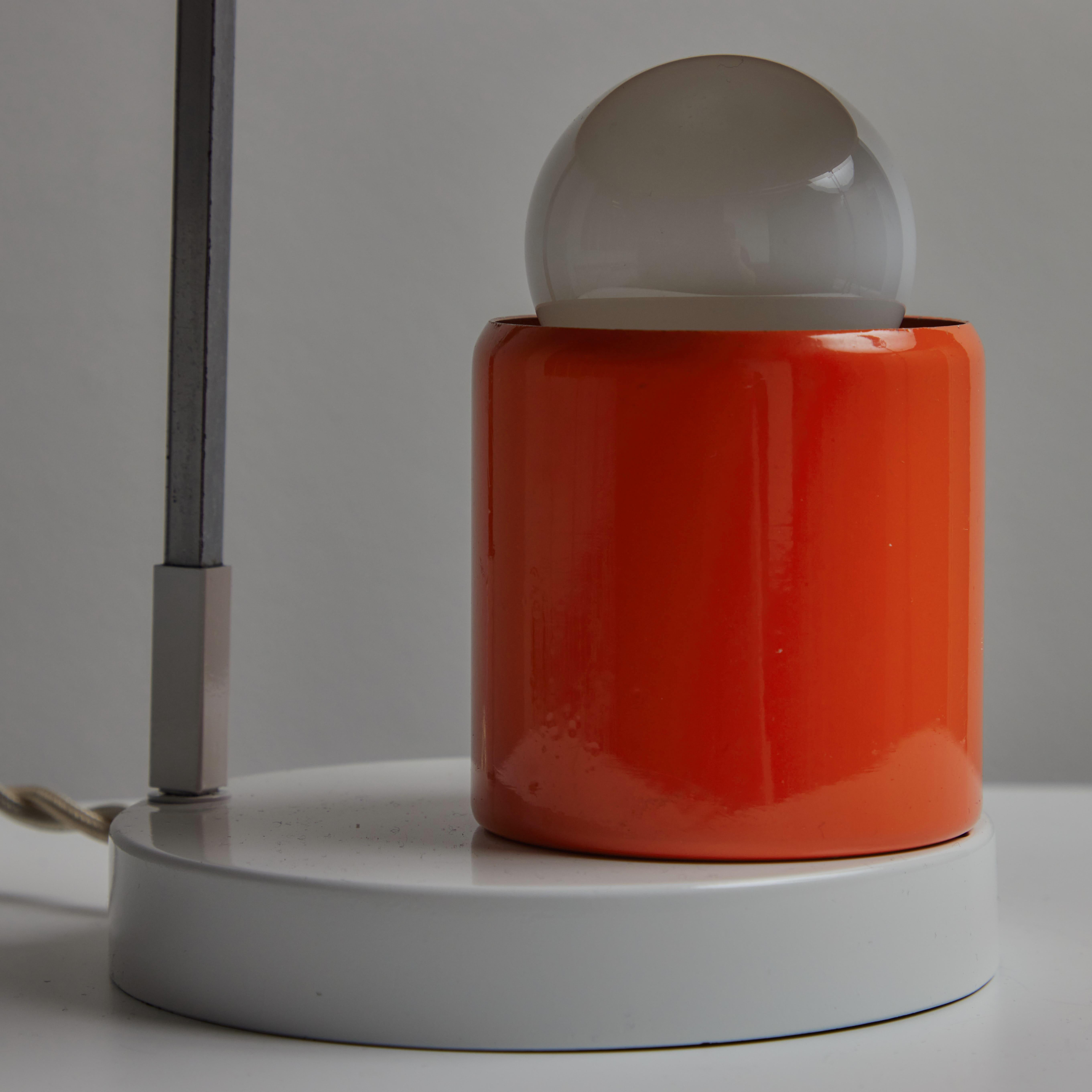 1960s Adjustable Perforated Table Lamp Attributed to Tito Agnoli for O-Luce For Sale 5