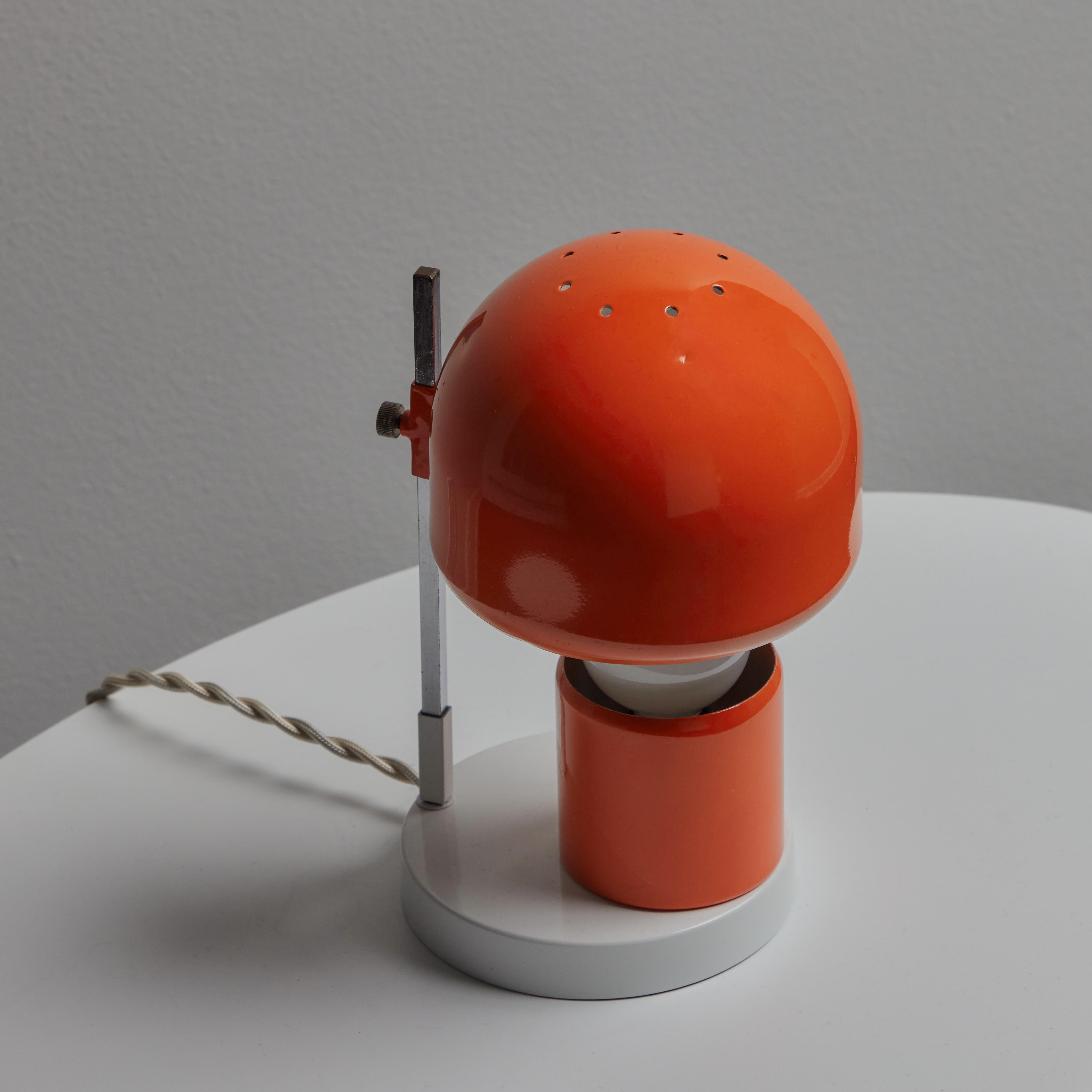 1960s Adjustable Perforated Table Lamp Attributed to Tito Agnoli for O-Luce For Sale 6