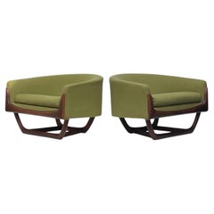 1960s Adrian Pearsall Craft Associates 2832-C Lounge Chair A Pair