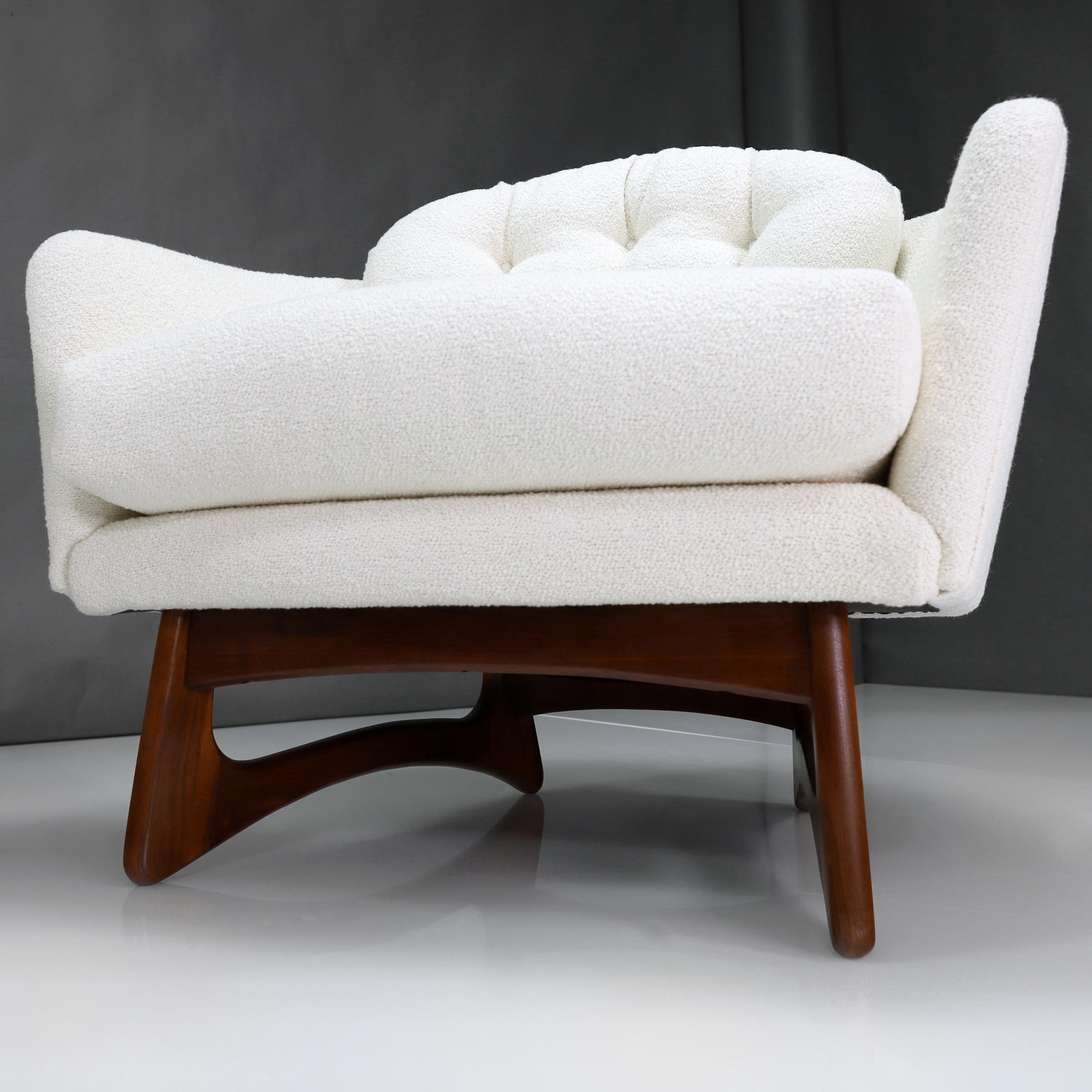 1960er Adrian Pearsall für Craft Associates Barrel Chairs - Ein Paar (20. Jahrhundert) im Angebot