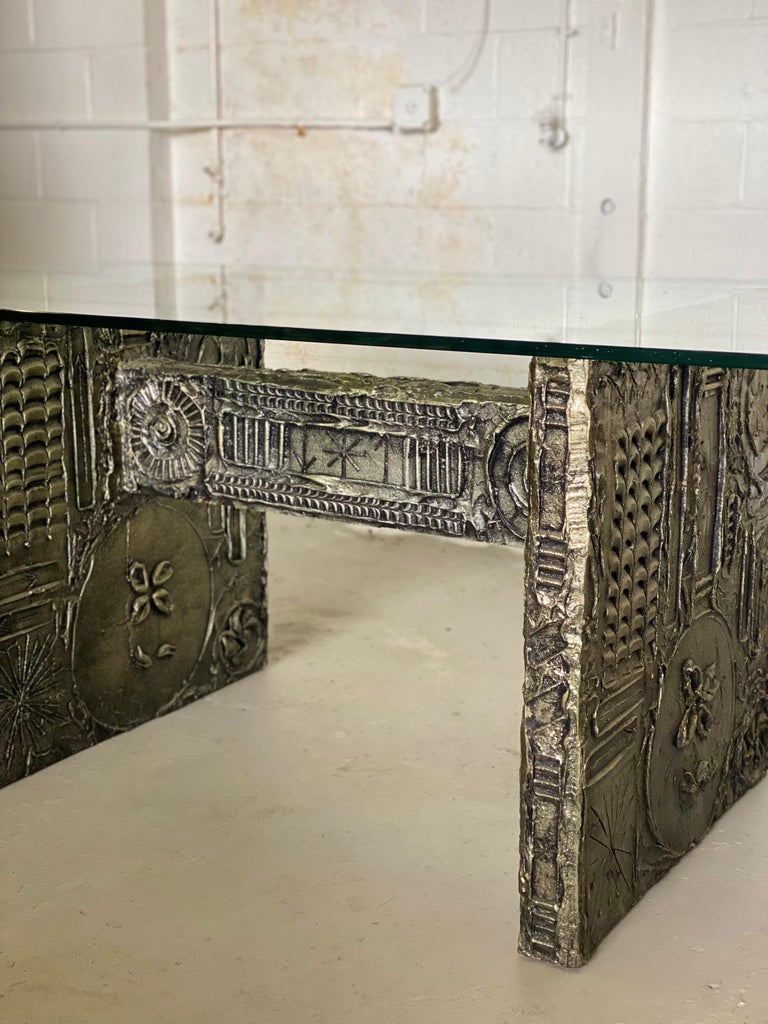 1960s Adrian Pearsall for Craft Associates Brutalist Glass Dining Table