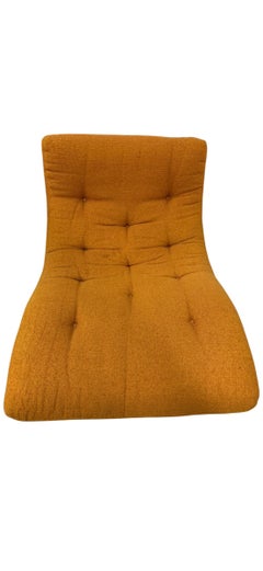 1960s Adrian Pearsall for Craft Associates Wave Rocking Chaise Lounge in Walnut