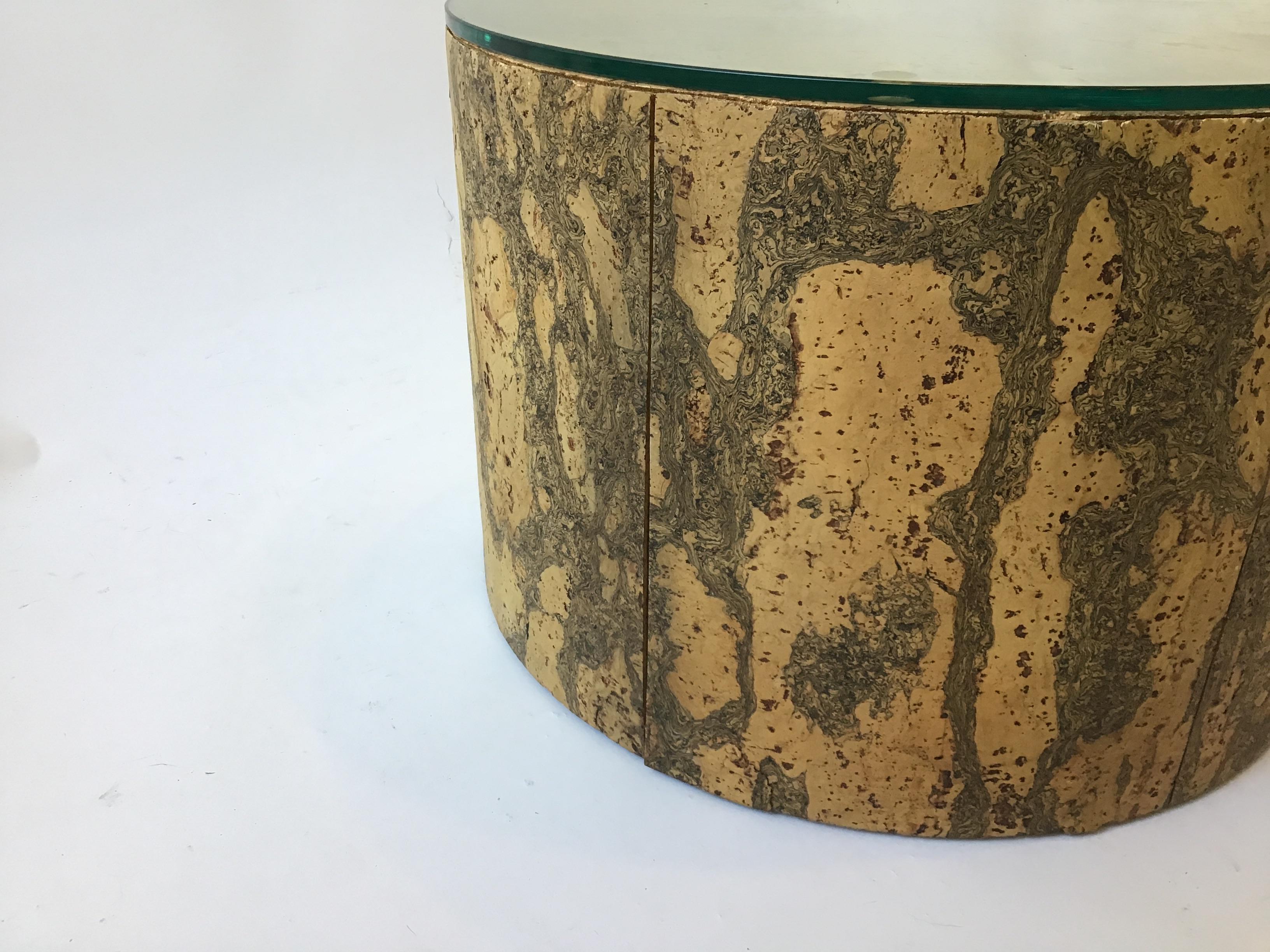 Mid-20th Century 1960s Adrian Pearsall Round Cork Side Table
