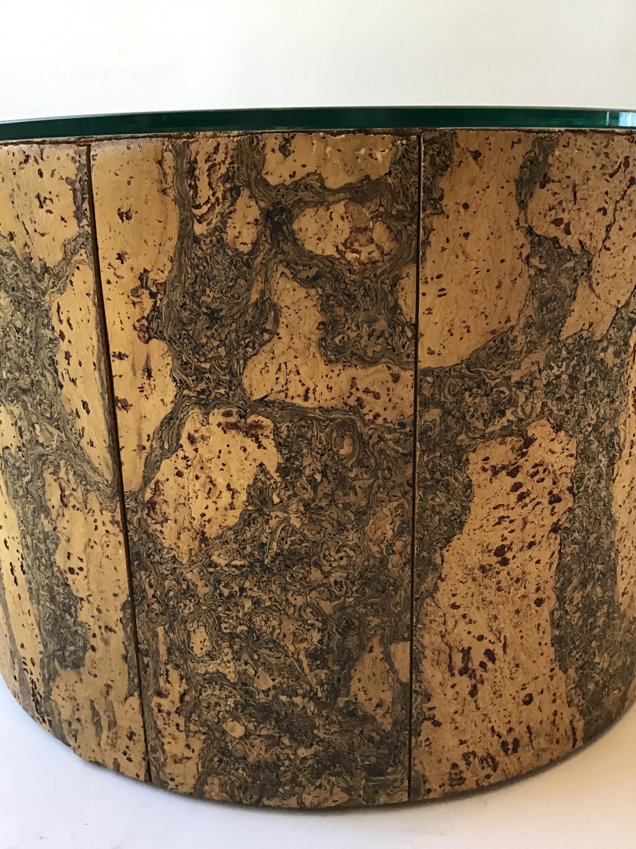 1960s Adrian Pearsall Round Cork Side Table 2