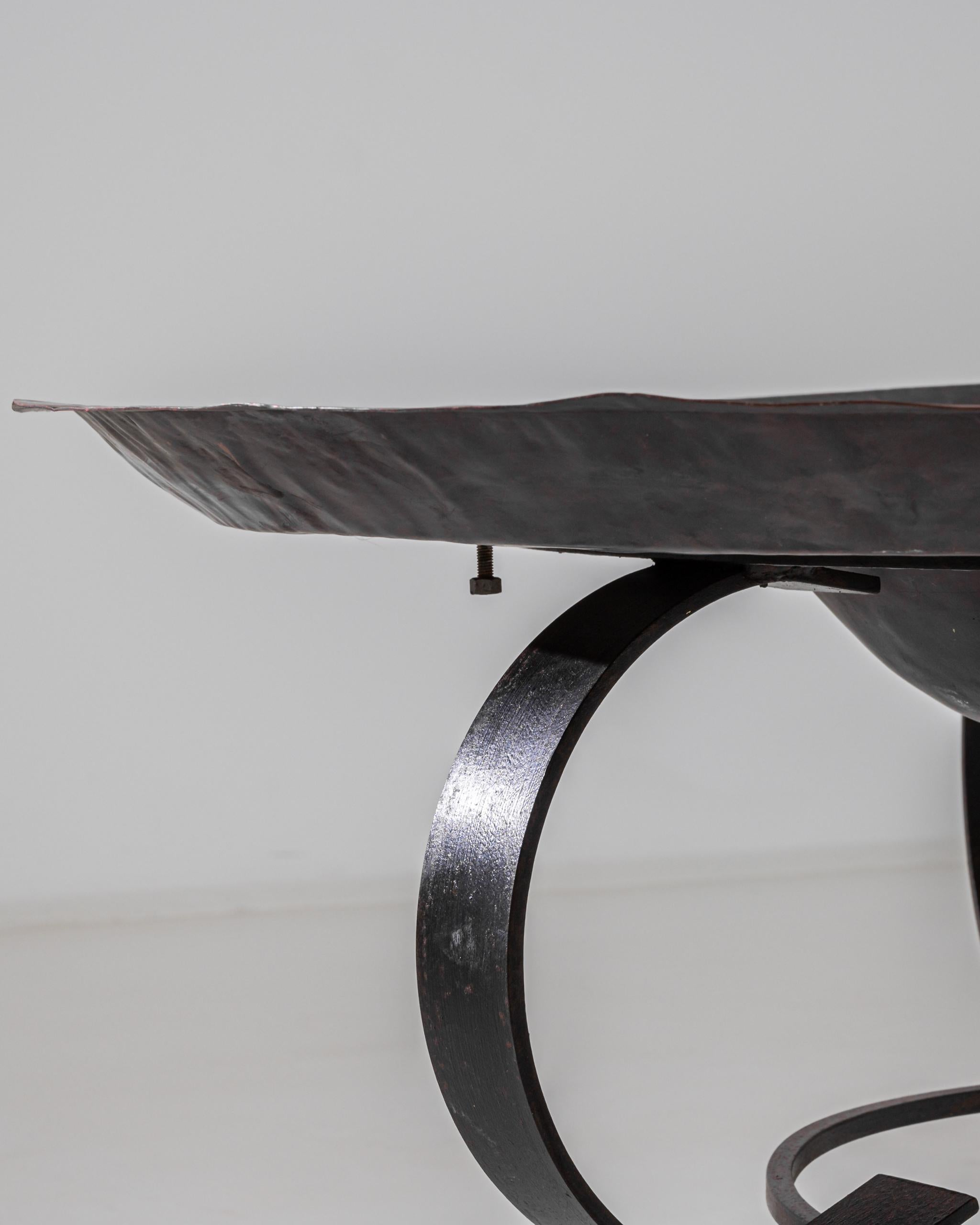 1960s African Copper Table In Good Condition For Sale In High Point, NC