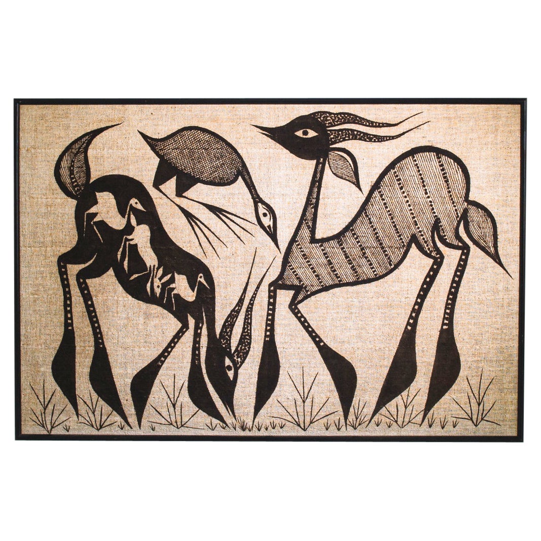 1960s African Korhogo Cloth