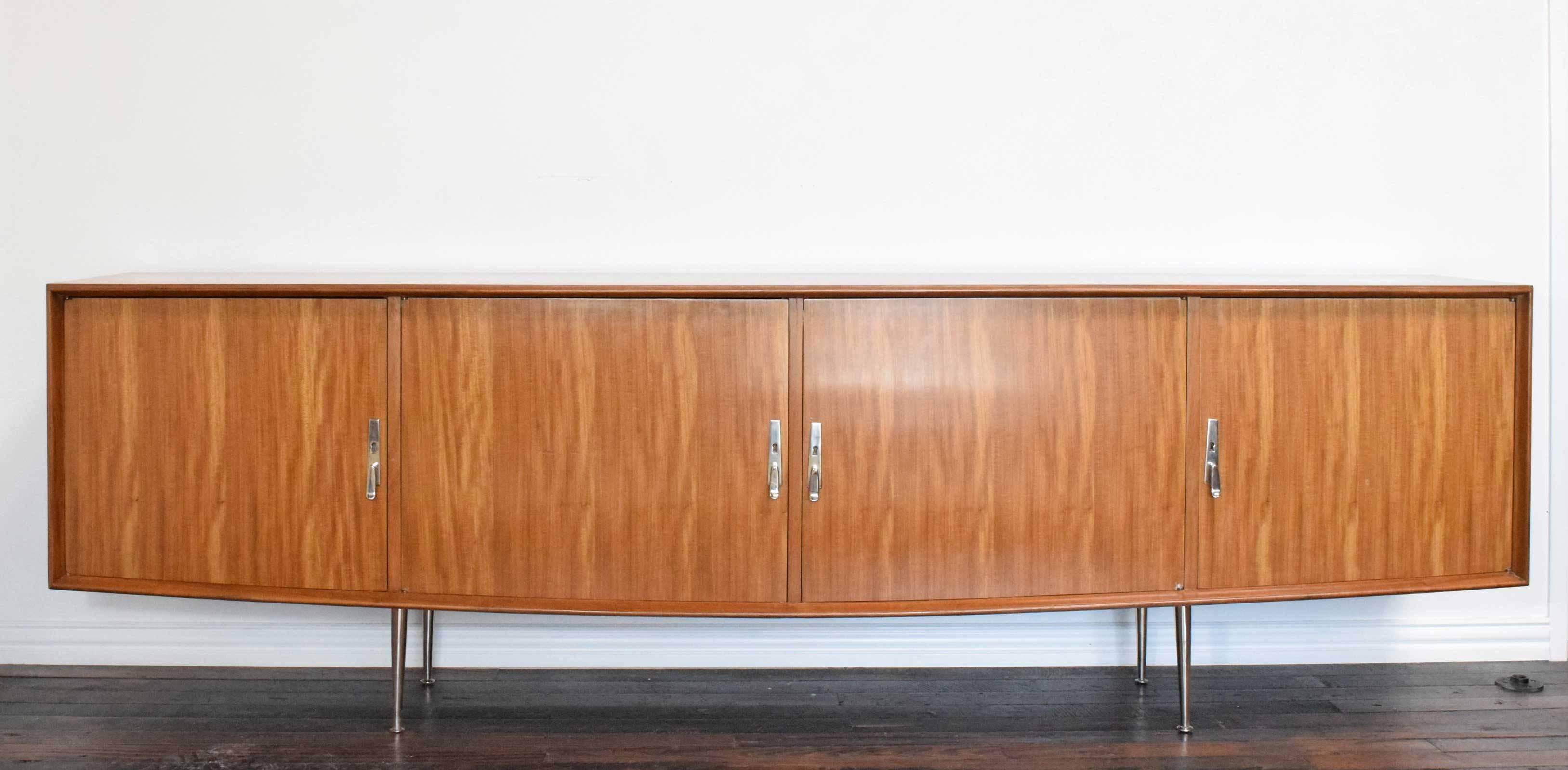 Argentine 1960s African Mahogany Sideboard