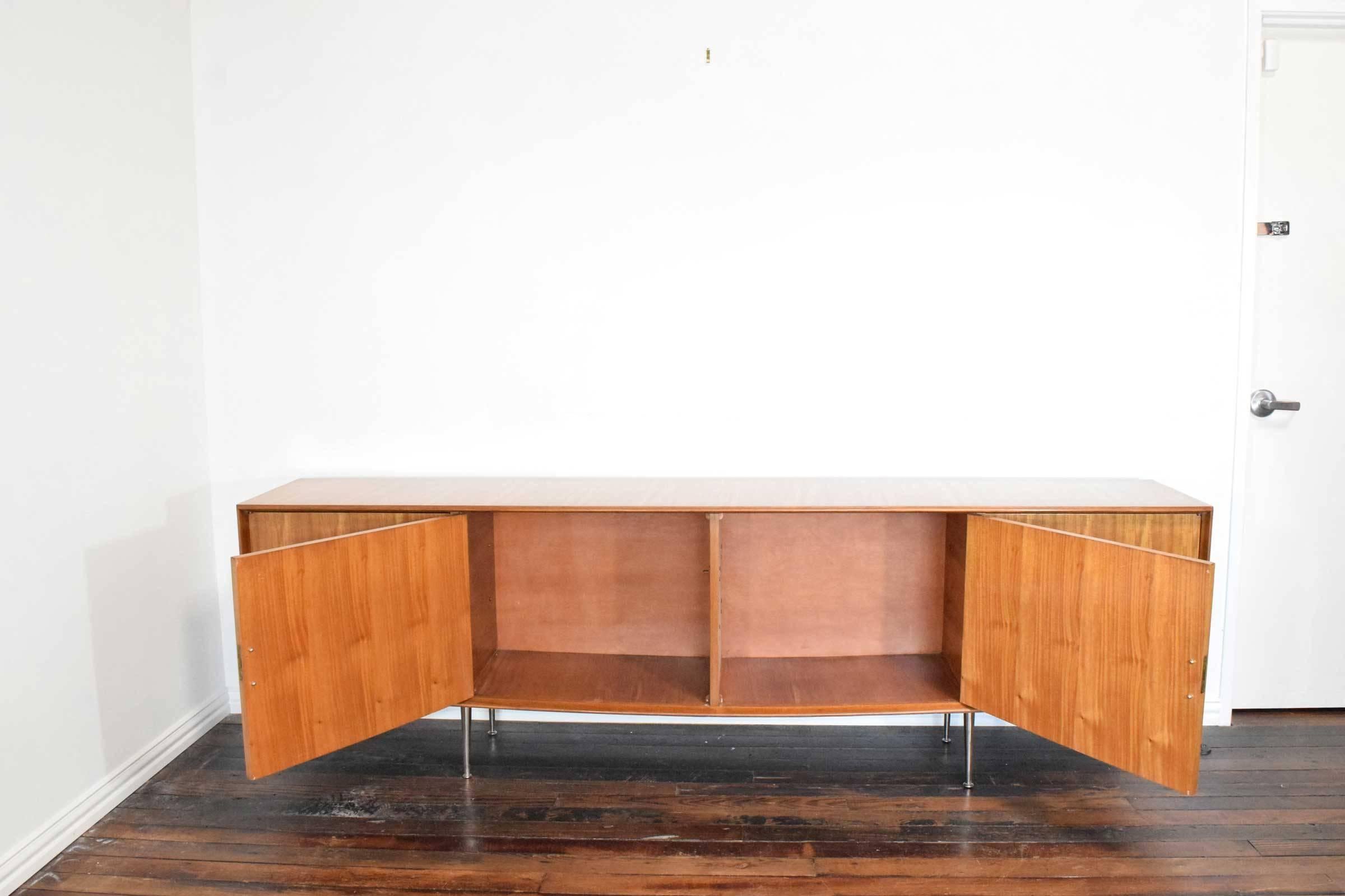 Metal 1960s African Mahogany Sideboard