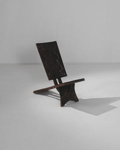 1960s African Wooden Chair