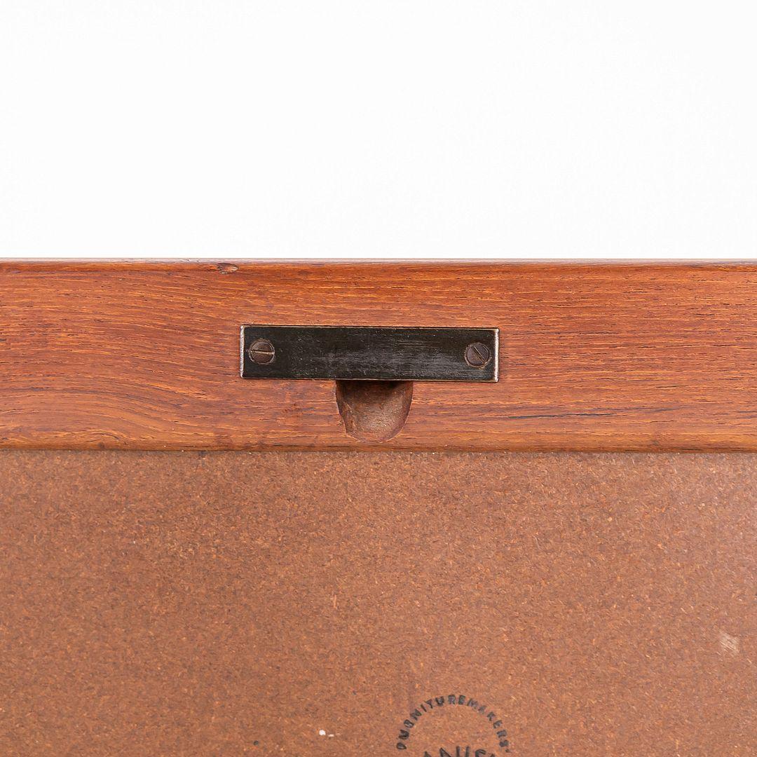 1960s Aksel Kjersgaard Danish Rectangular Wall Mirror in Teak 27 x 40 Inches en vente 3