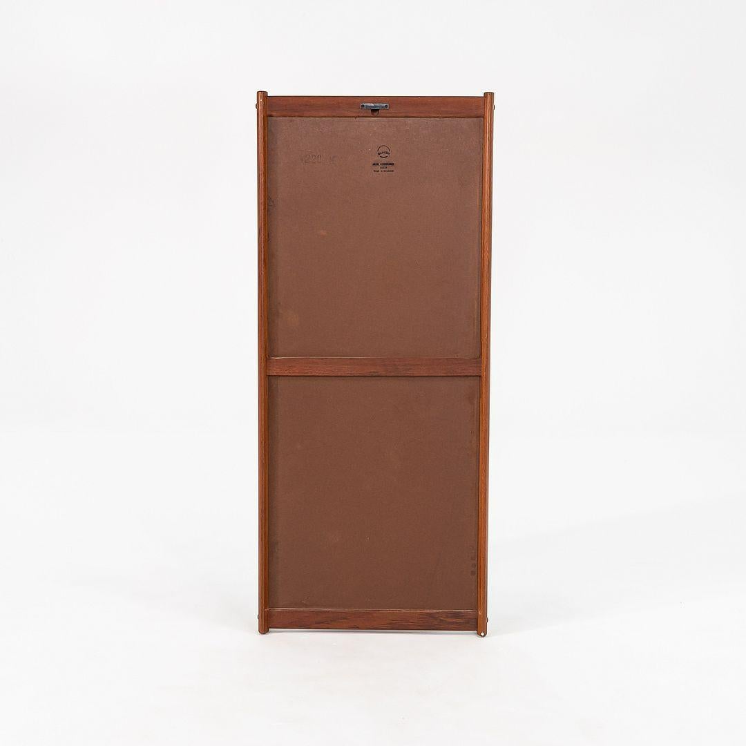 1960s Aksel Kjersgaard Danish Rectangular Wall Mirror in Teak 27 x 40 Inches Bon état - En vente à Philadelphia, PA