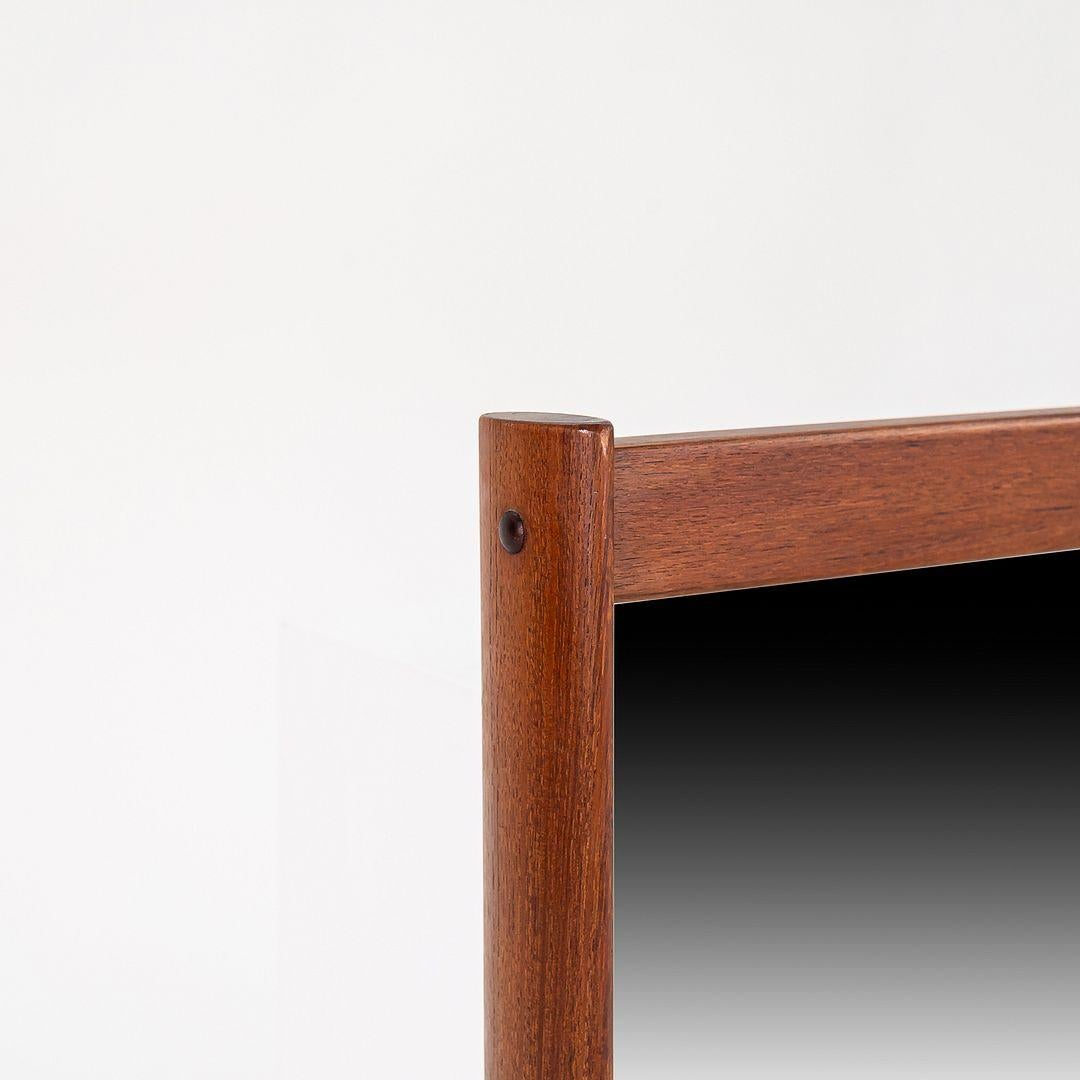Teck 1960s Aksel Kjersgaard Danish Rectangular Wall Mirror in Teak 27 x 40 Inches en vente