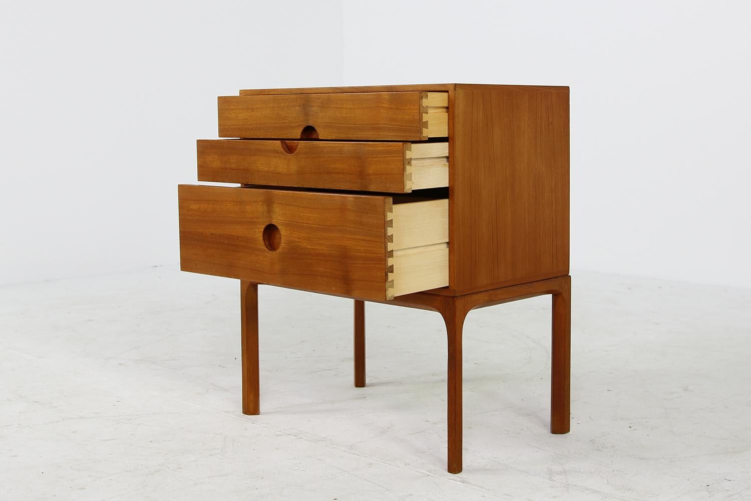 1960s Aksel Kjersgaard Vintage Teak Chest of Drawers, Danish Modern, Sideboard 2