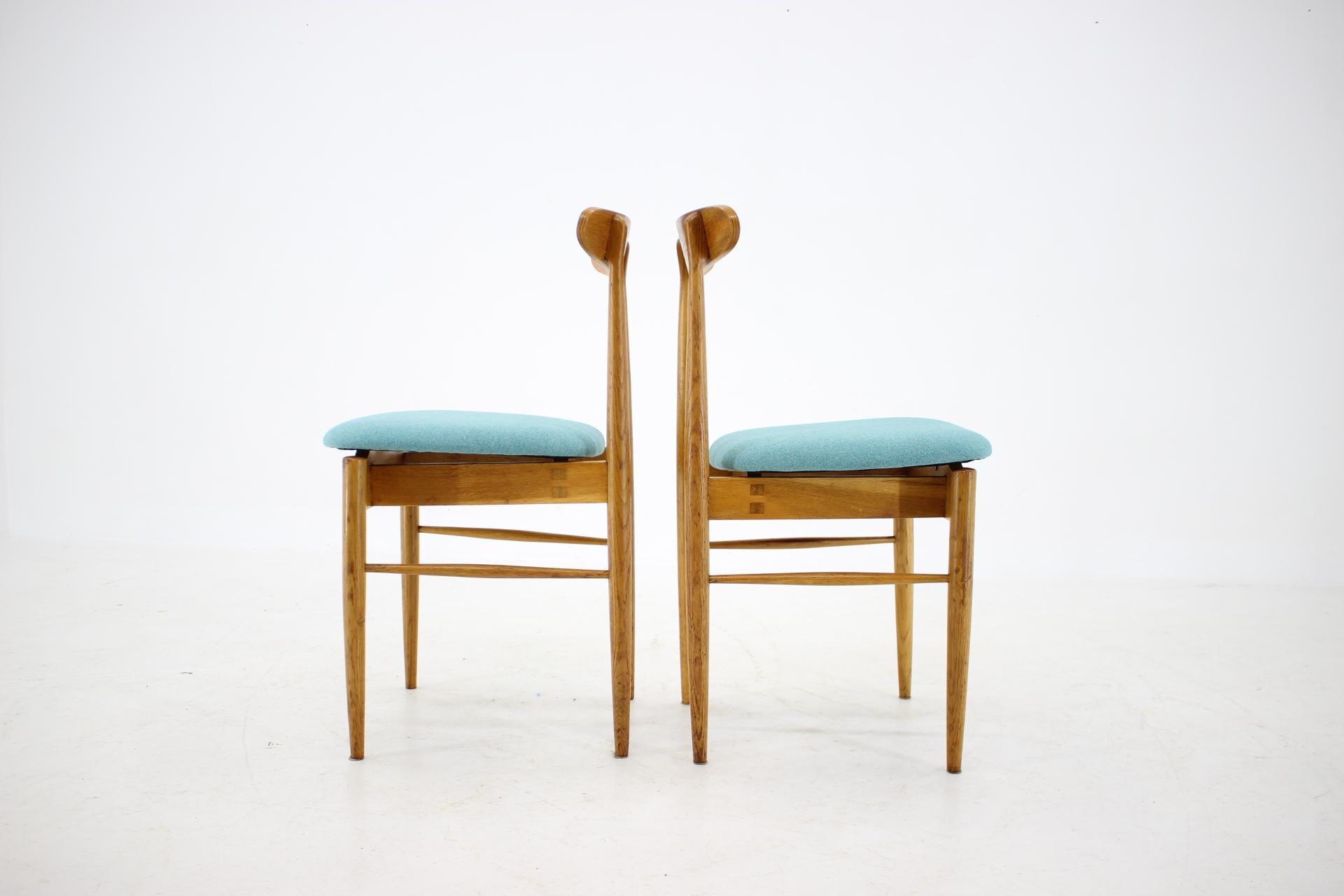 1960s Alan Fuchs Rare Dining Chairs for ULUV, Czechoslovakia For Sale 1