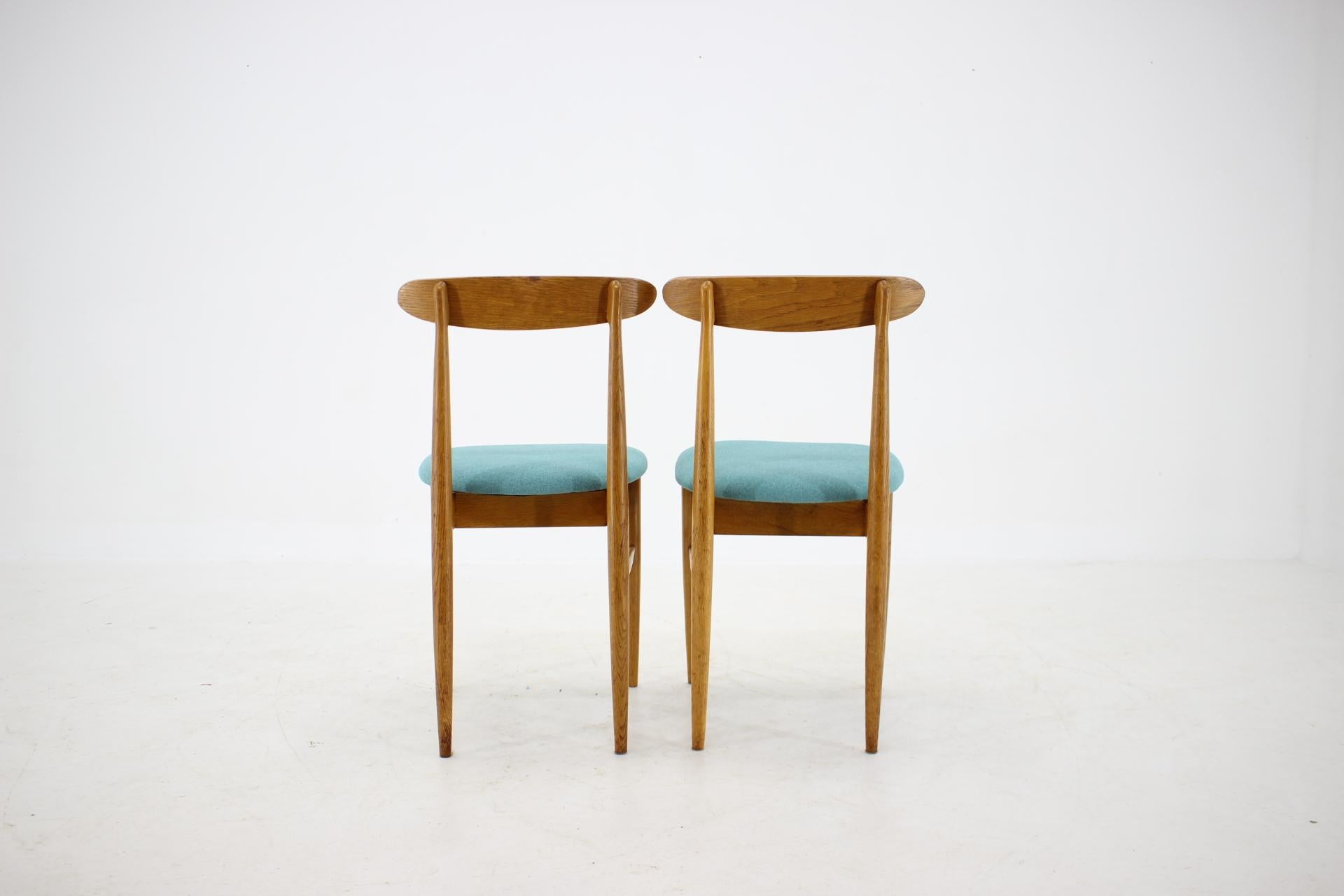 1960s Alan Fuchs Rare Dining Chairs for ULUV, Czechoslovakia For Sale 3
