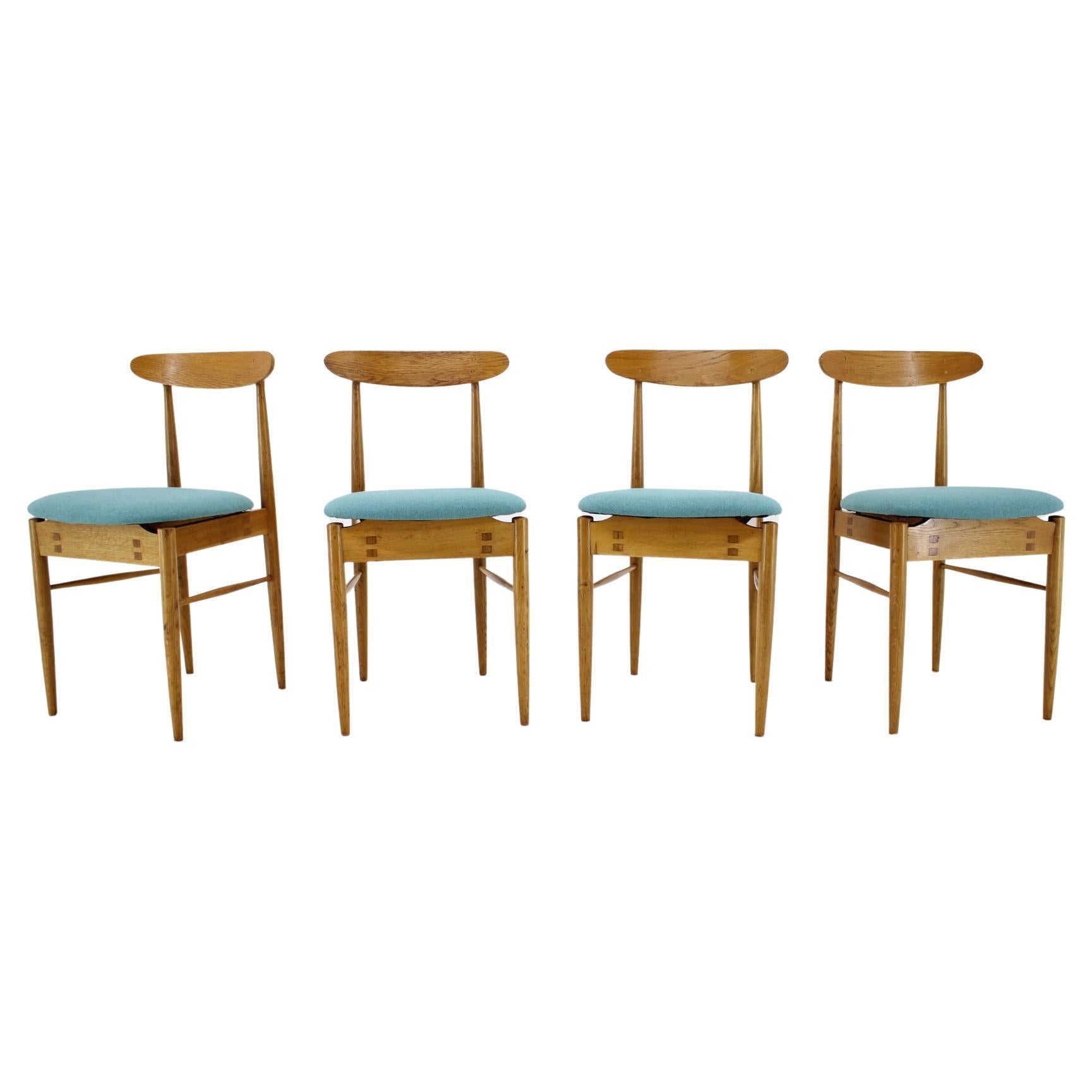 1960s Alan Fuchs Rare Dining Chairs for ULUV, Czechoslovakia For Sale