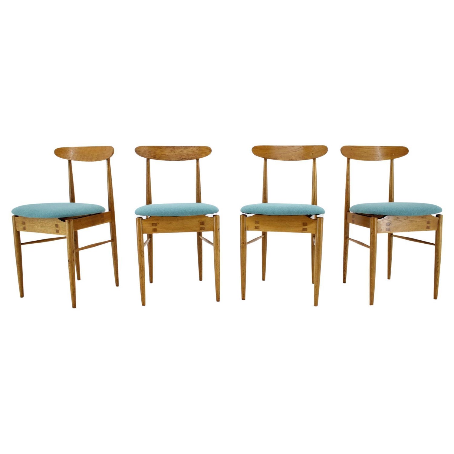 Rare Tønnestav Chairs by Kjell Richardsen for Tynes Møbelfabrikk, Norway,  1960 For Sale at 1stDibs