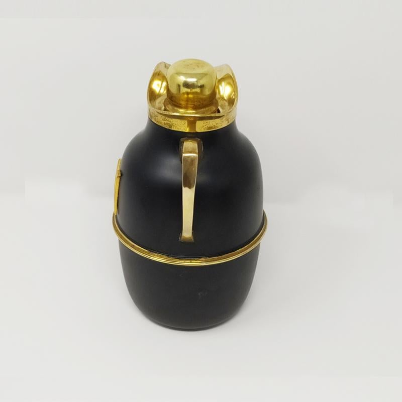 1960s, Aldo Tura Modern Italian Brass Cocktail Set for Napoleon Cognac In Good Condition For Sale In Milano, IT