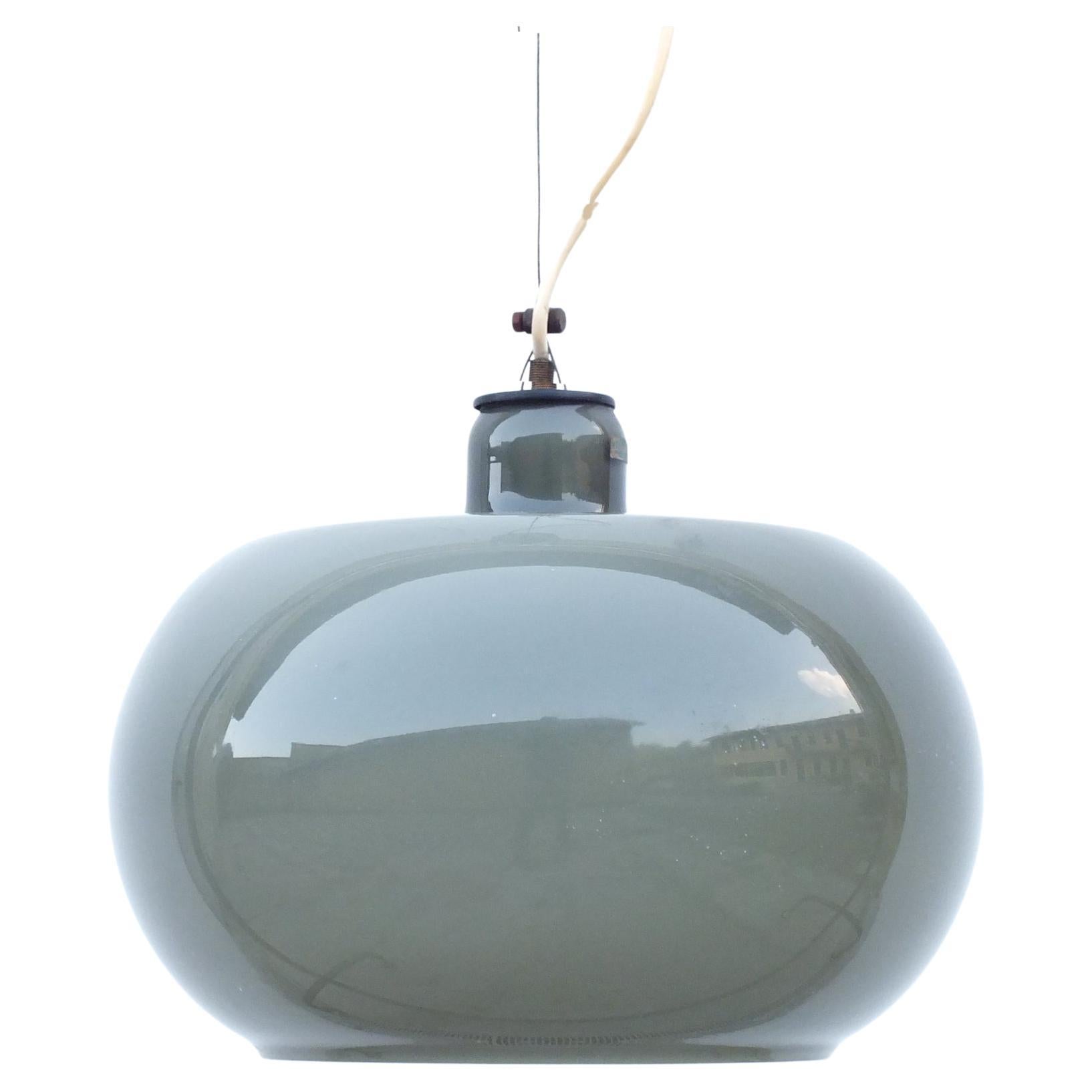 1960s Alessandro Pianon Lumenform Italy Ceiling Lamp in Glass For Sale