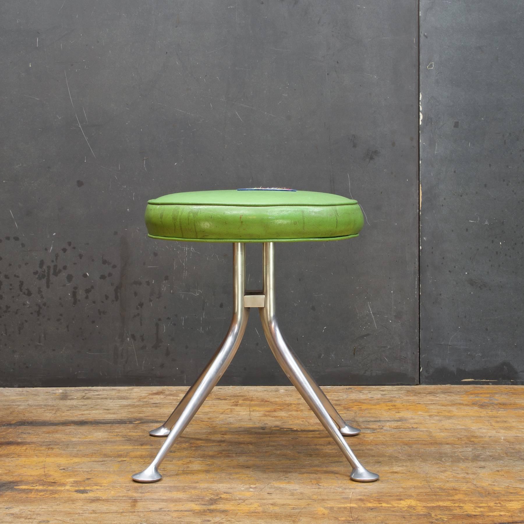 Machine-Made 1960s Alexander Girard Herman Miller Braniff Airline Herman Miller Stool Chair