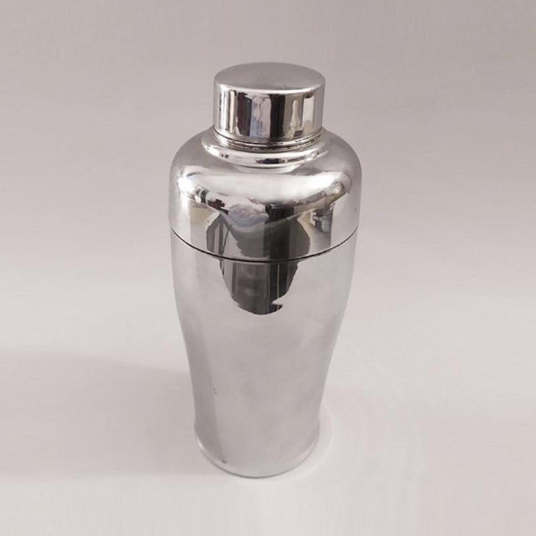 1960s Alfra Cocktail Shaker Designed by Carlo Alessi in Stainless Steel