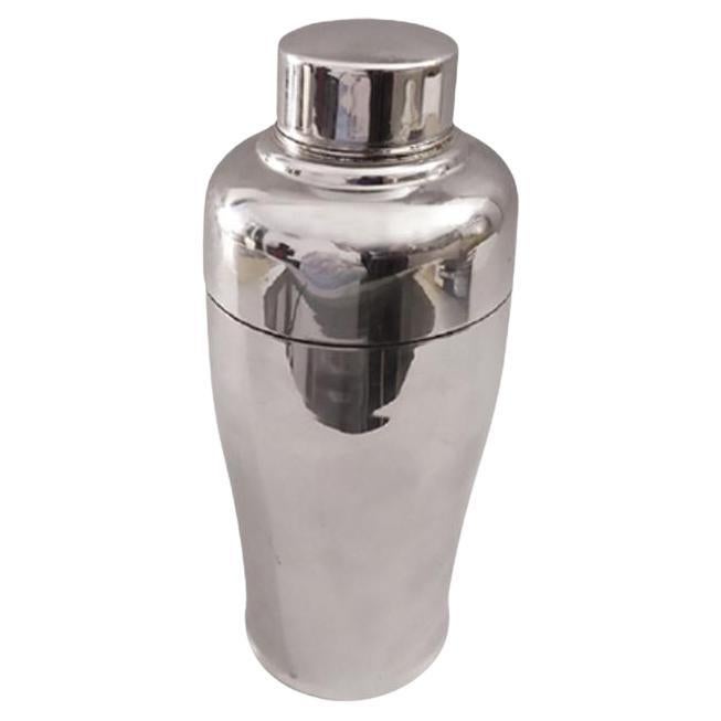 1960s Alfra Cocktail Shaker Designed by Carlo Alessi in Stainless Steel For Sale